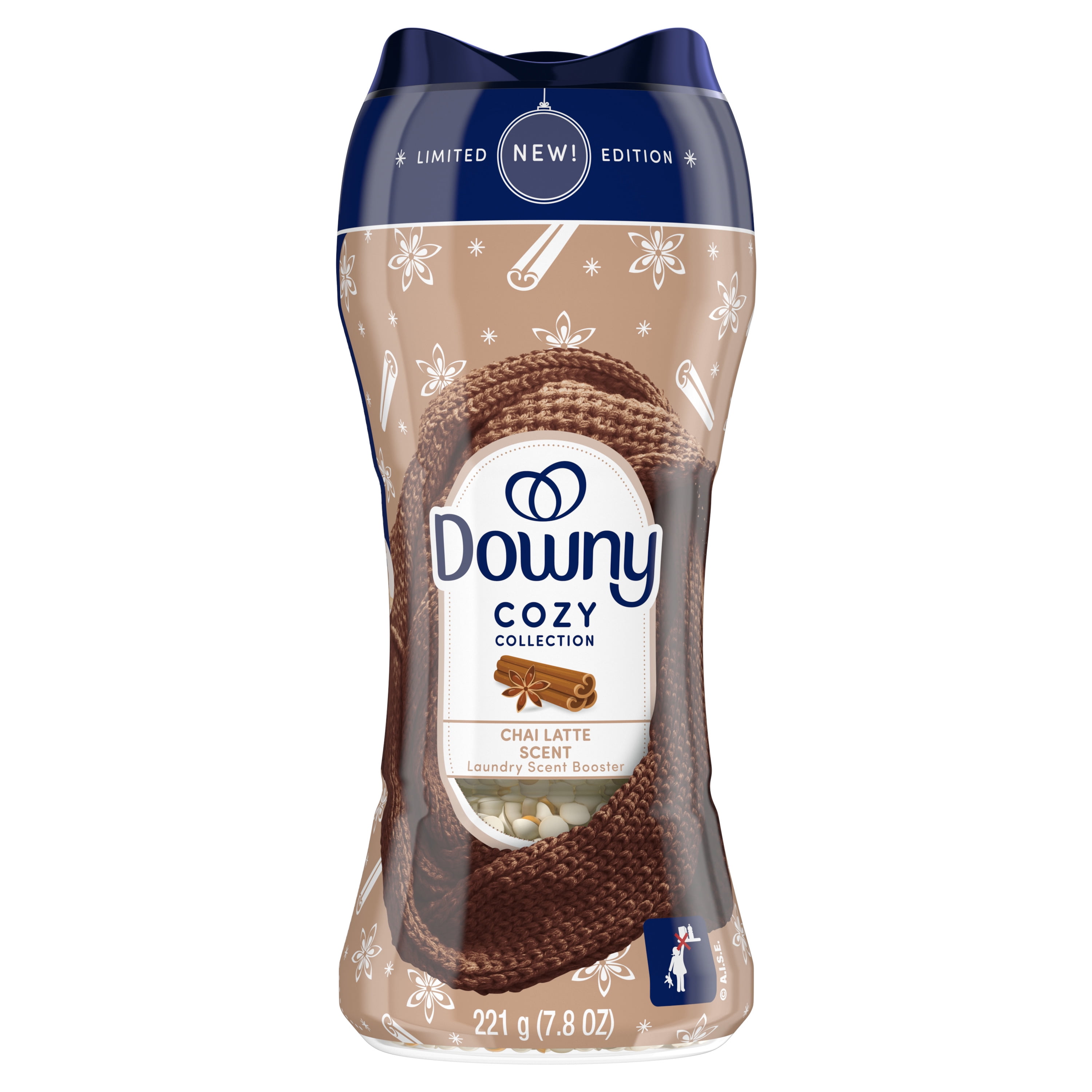 Downy Cozy Collection In-Wash Laundry Scent Booster Beads, Chai Latte Scent (7.8 oz) wolha