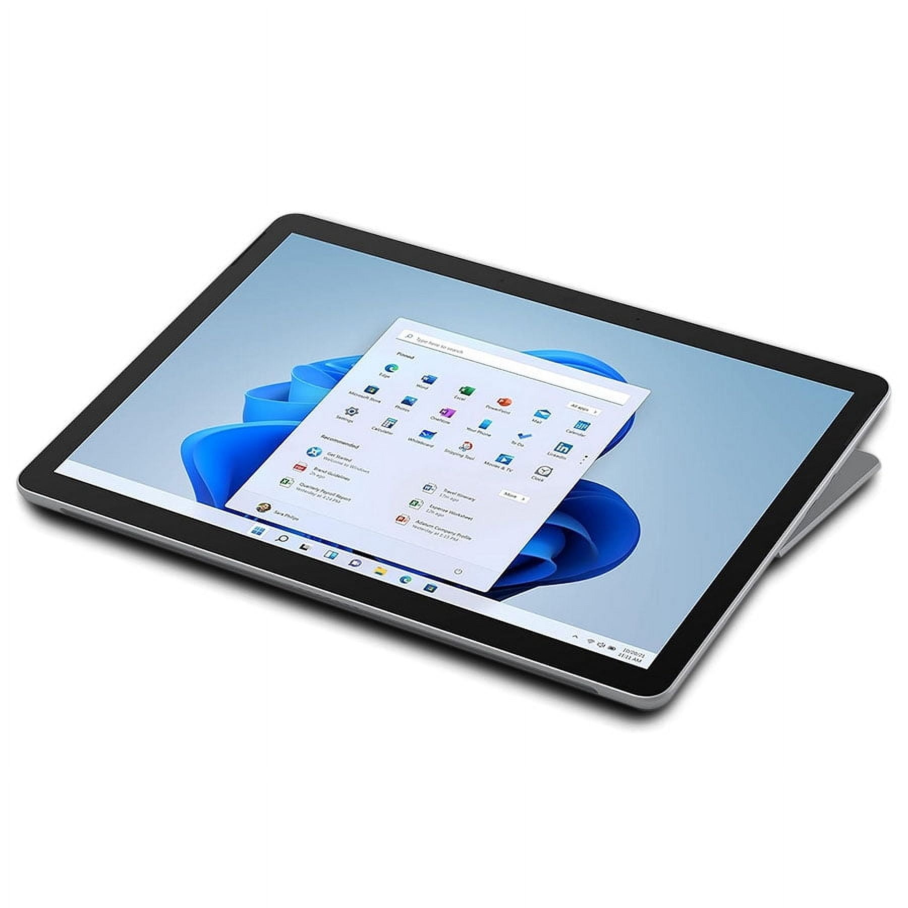 Microsoft Surface Go 2 Tablet 10.5 in Touchscreen Intel Pentium 4425Y 64GB SSD Windows 10 Pro (Platinum, 10.5 in) t3hum