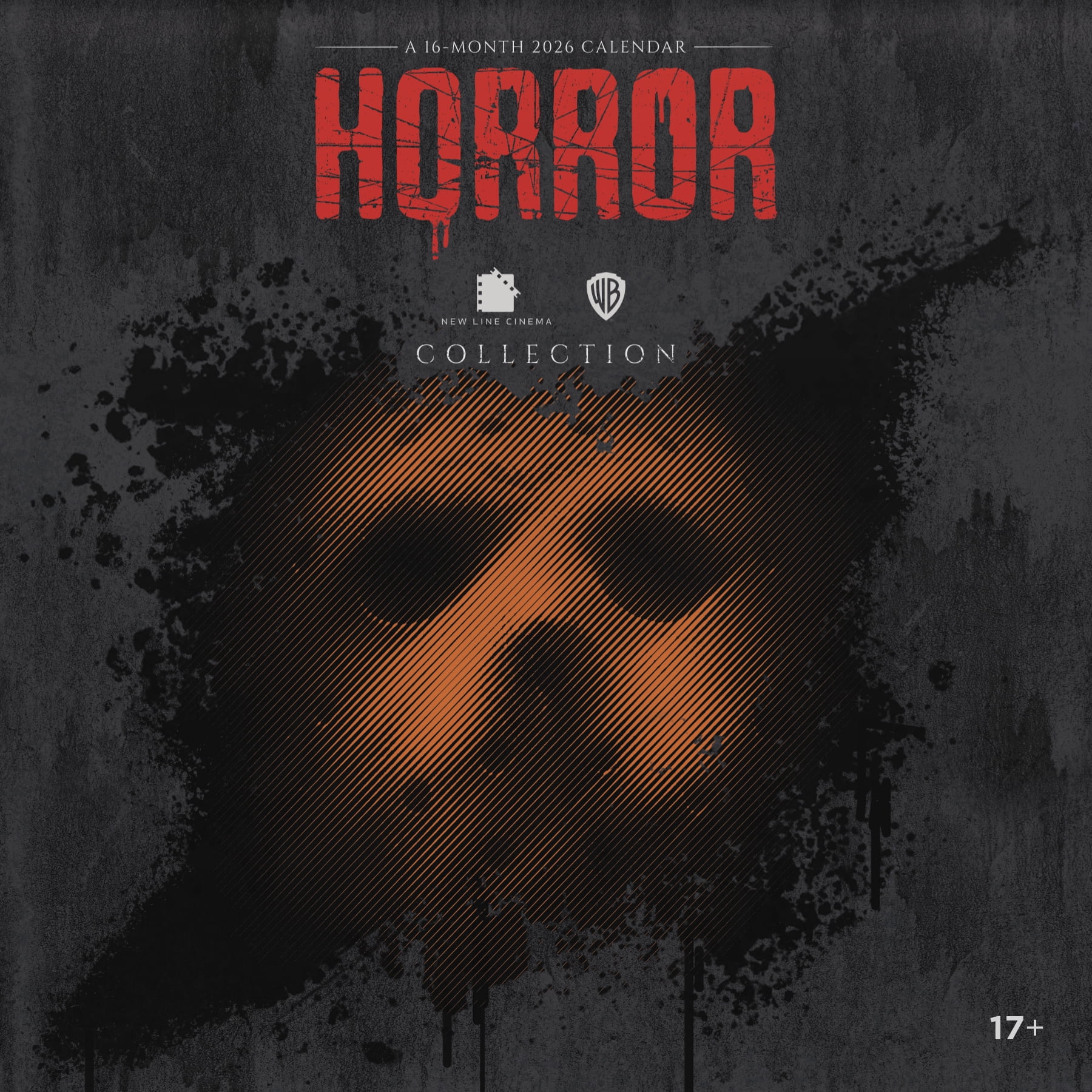 Trends International 2026 Horror Collection Wall Calendar (12 in x 12 in) r2jwn