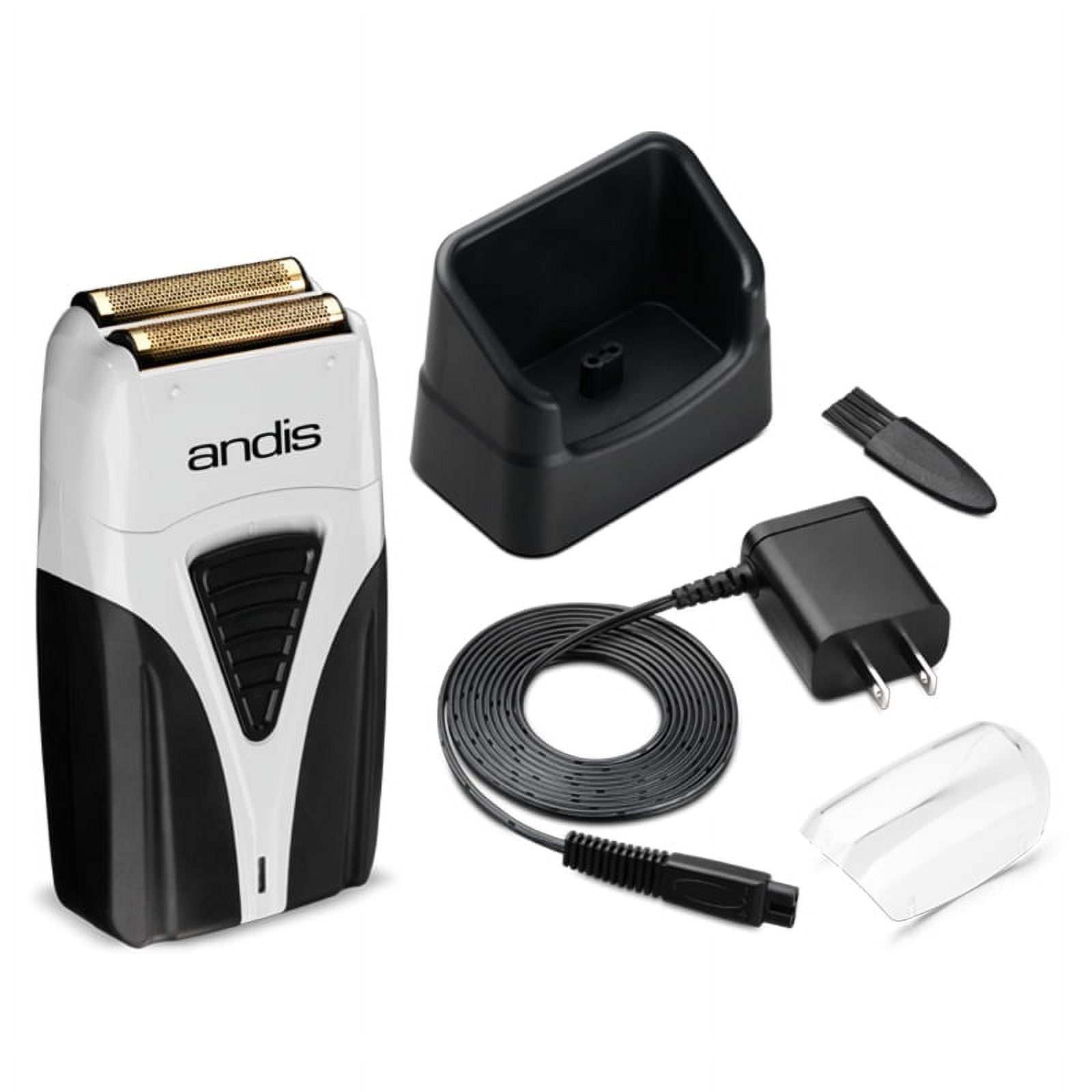 Andis Profoil Lithium Plus Titanium Foil Mens Cordless Shaver Kit (Gold, 1 Count) kpvwz