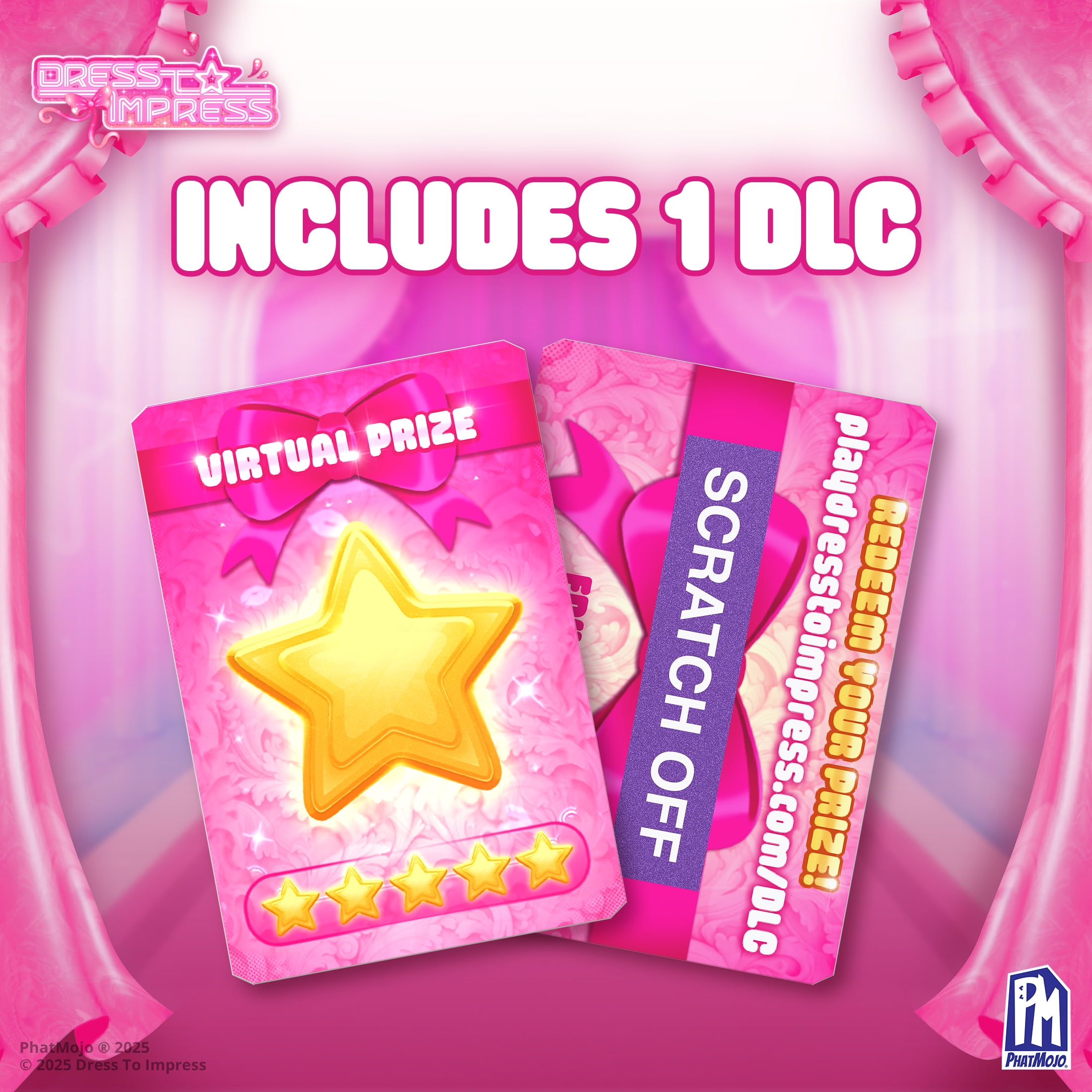 Dress to Impress Stardust Softie Fashion Doll with Posable Articulation and Exclusive DLC Code (Pink, 12 in) 71ogv