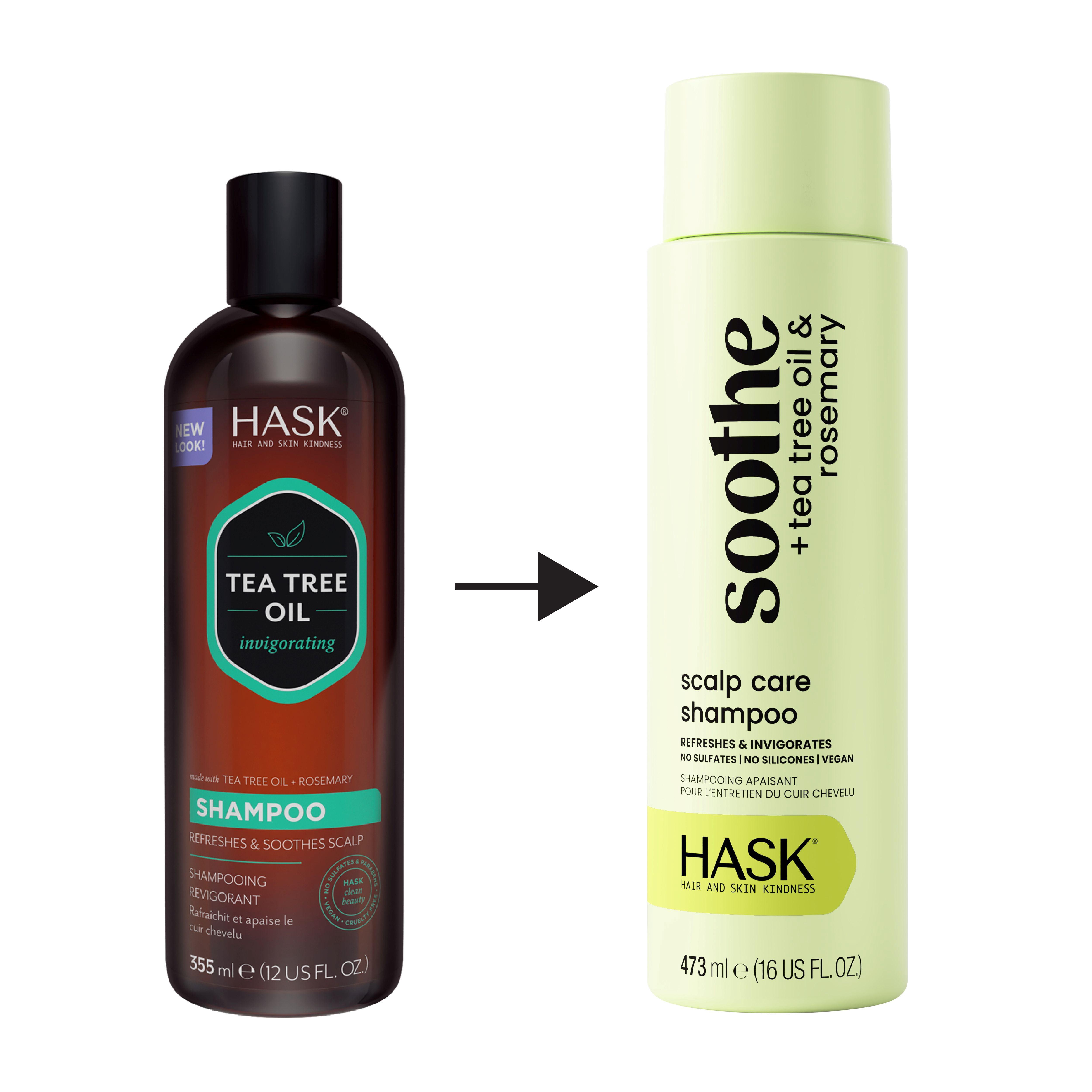 Hask Soothe Tea Tree Oil Scalp Care Shampoo (16 fl oz) daev0