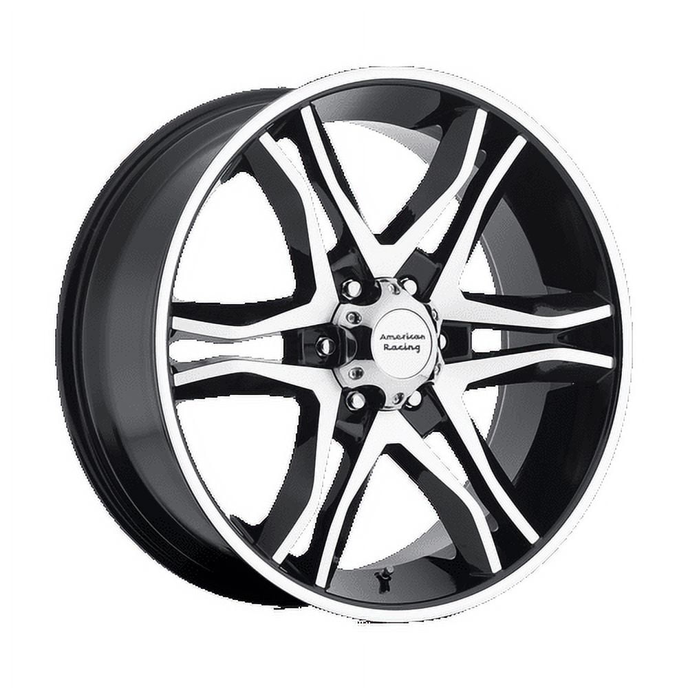 American Racing AR893 Mainline Aluminum Wheel (Gloss Black Machined, 18x8.5 in) ki5q5
