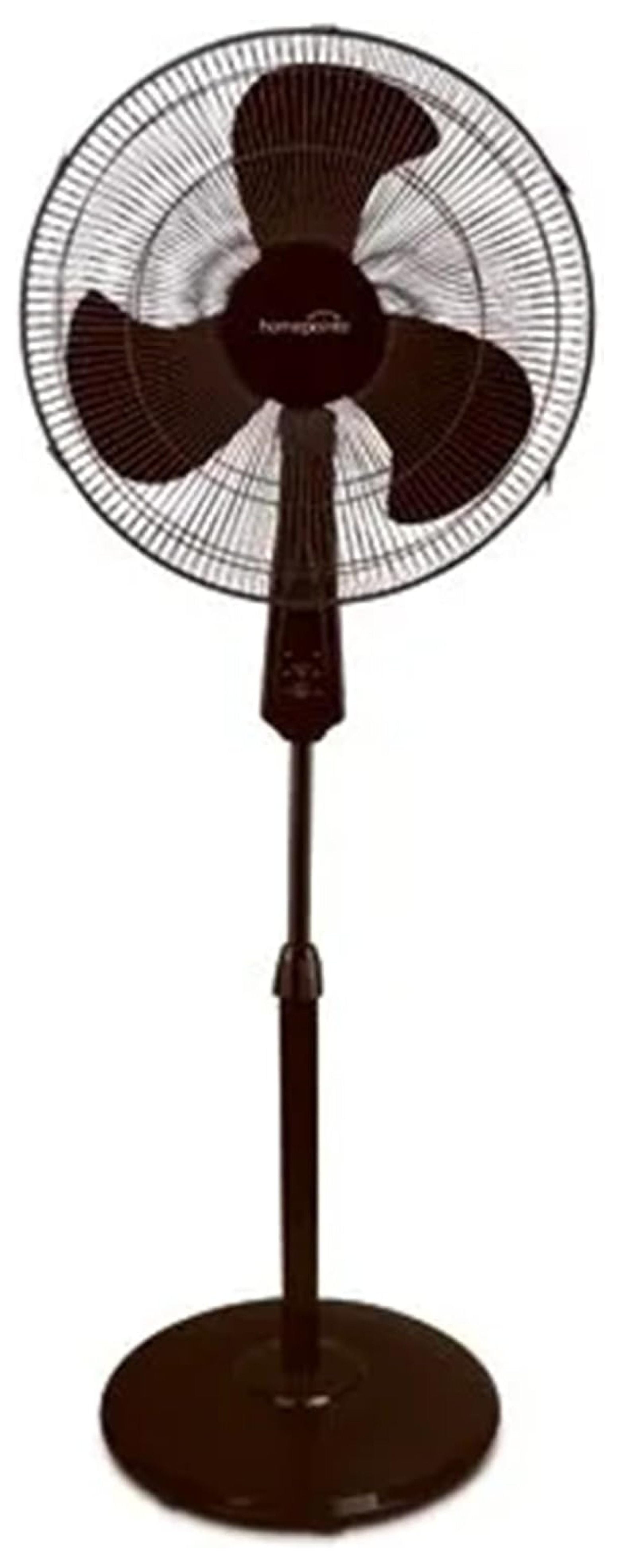 YfulYde 16-Inch Oscillating Pedestal Fan, Adjustable Height & 3-Speed Standing Fan for Home and Office (Black, 16 in) marqf