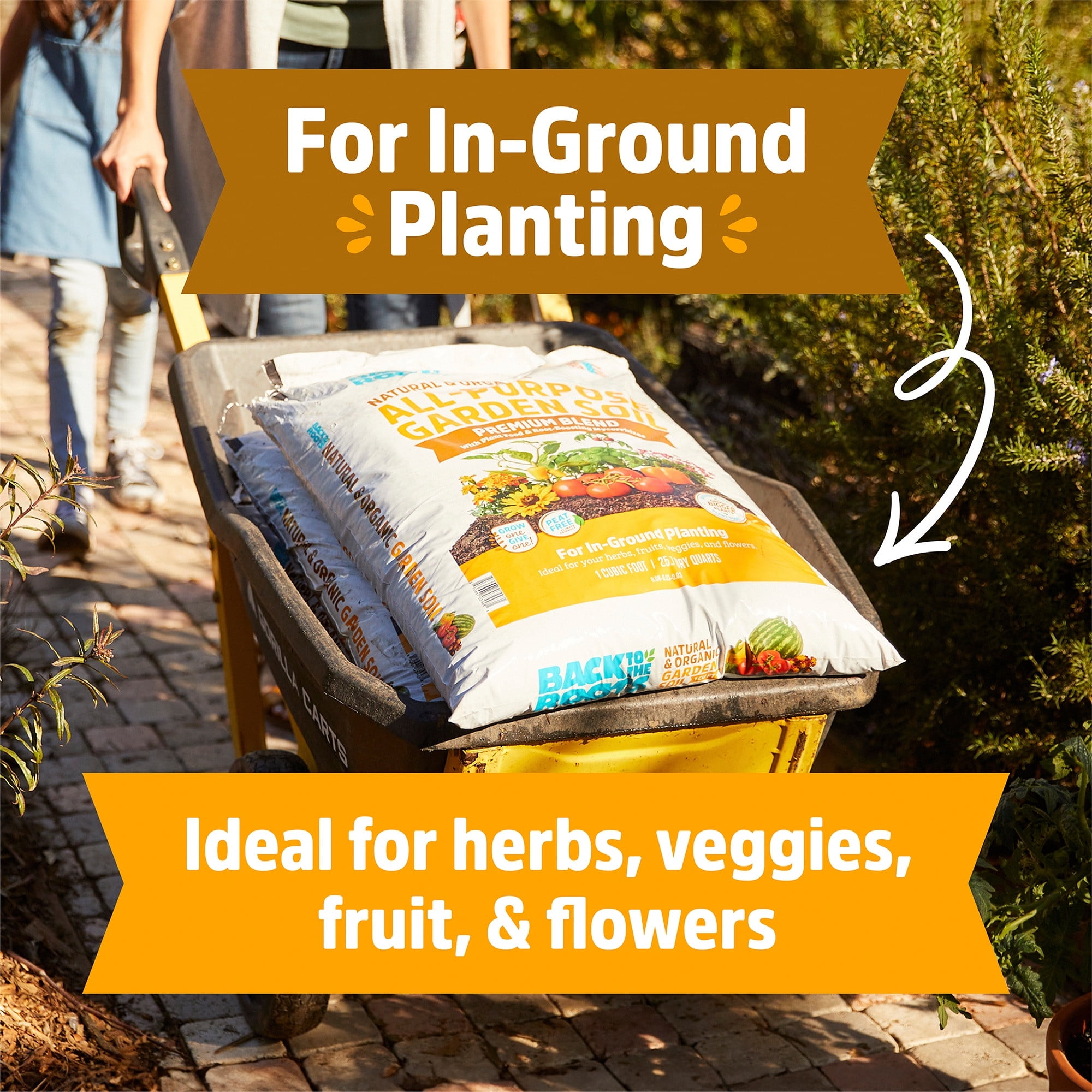 Back to the Roots Organic Garden Soil Mix (30-Pack, 1 cu. ft. per bag) 1c6u2