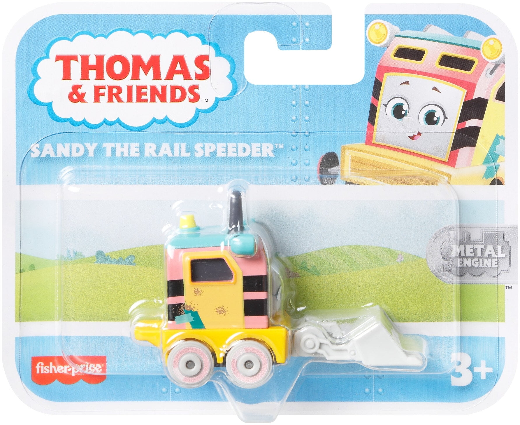 Thomas & Friends Sandy the Rail Speeder Diecast Metal Toy Train Engine (3 in) twvqk