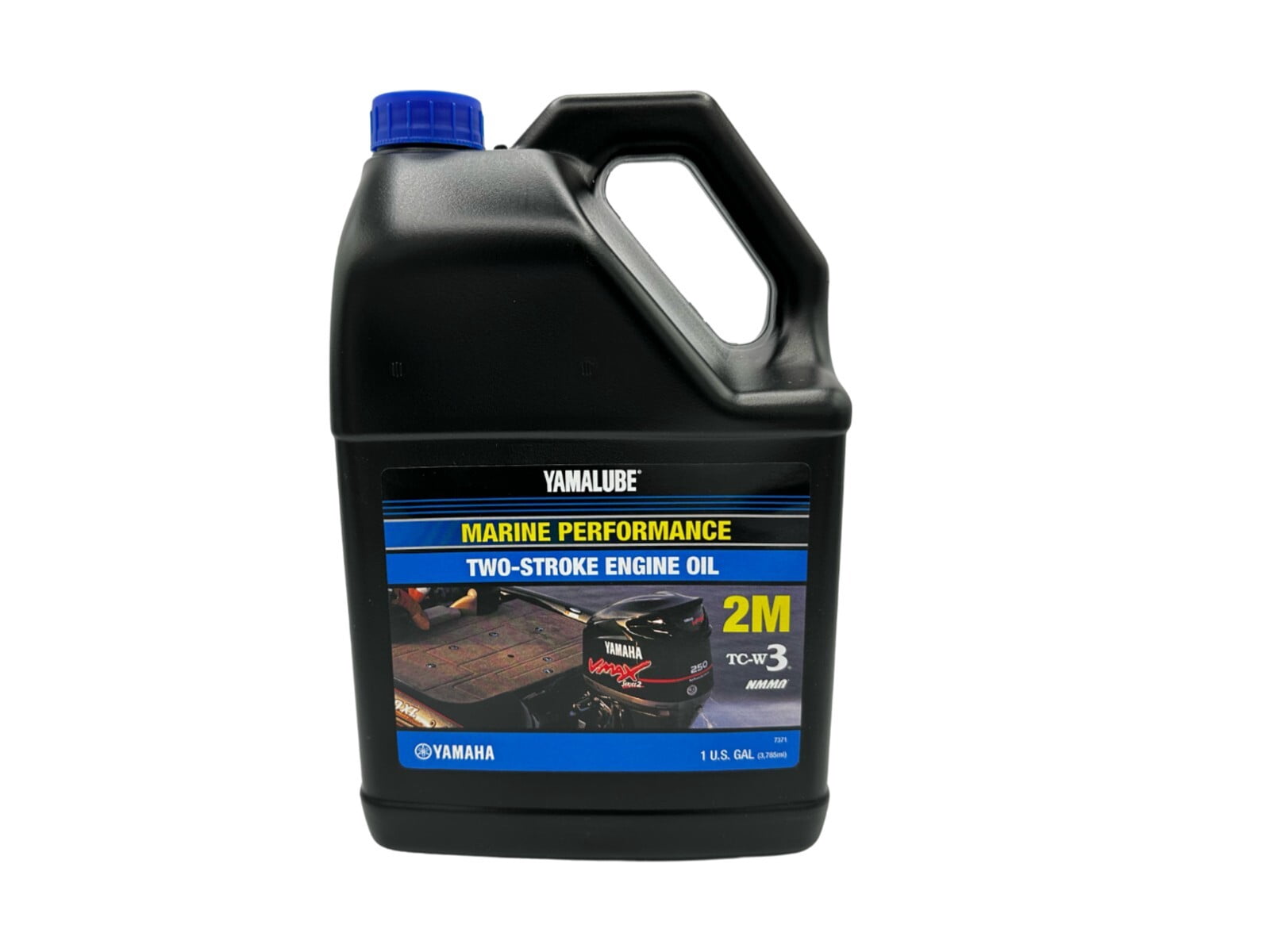 Yamaha Yamalube 2M Marine Semi-Synthetic 2-Stroke Outboard Engine Oil (32 fl oz) azdjl