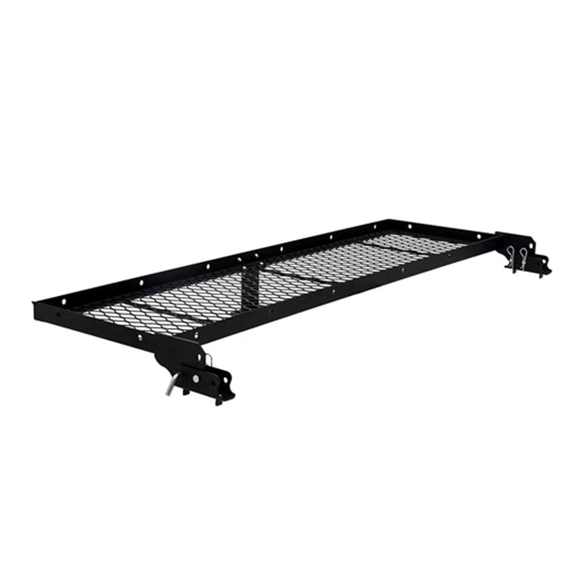 TowingMaster RV Bumper Cargo Rack, Heavy-Duty Foldable Storage Carrier for Bikes and Luggage (Black, 200 lb) 5q191