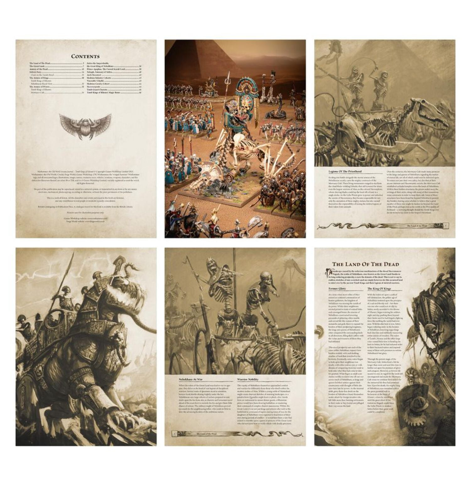 Warhammer The Old World Arcane Journal Tomb Kings of Khemri (Tabletop Strategy Expansion Book) qwgkk