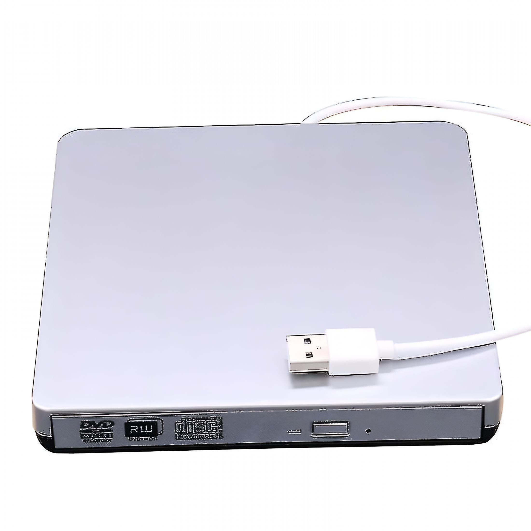 GJX Portable CD Player External USB 3.0 Optical Drive for Laptop and Desktop (Black, 6 in x 5.7 in x 0.7 in) 4sf34