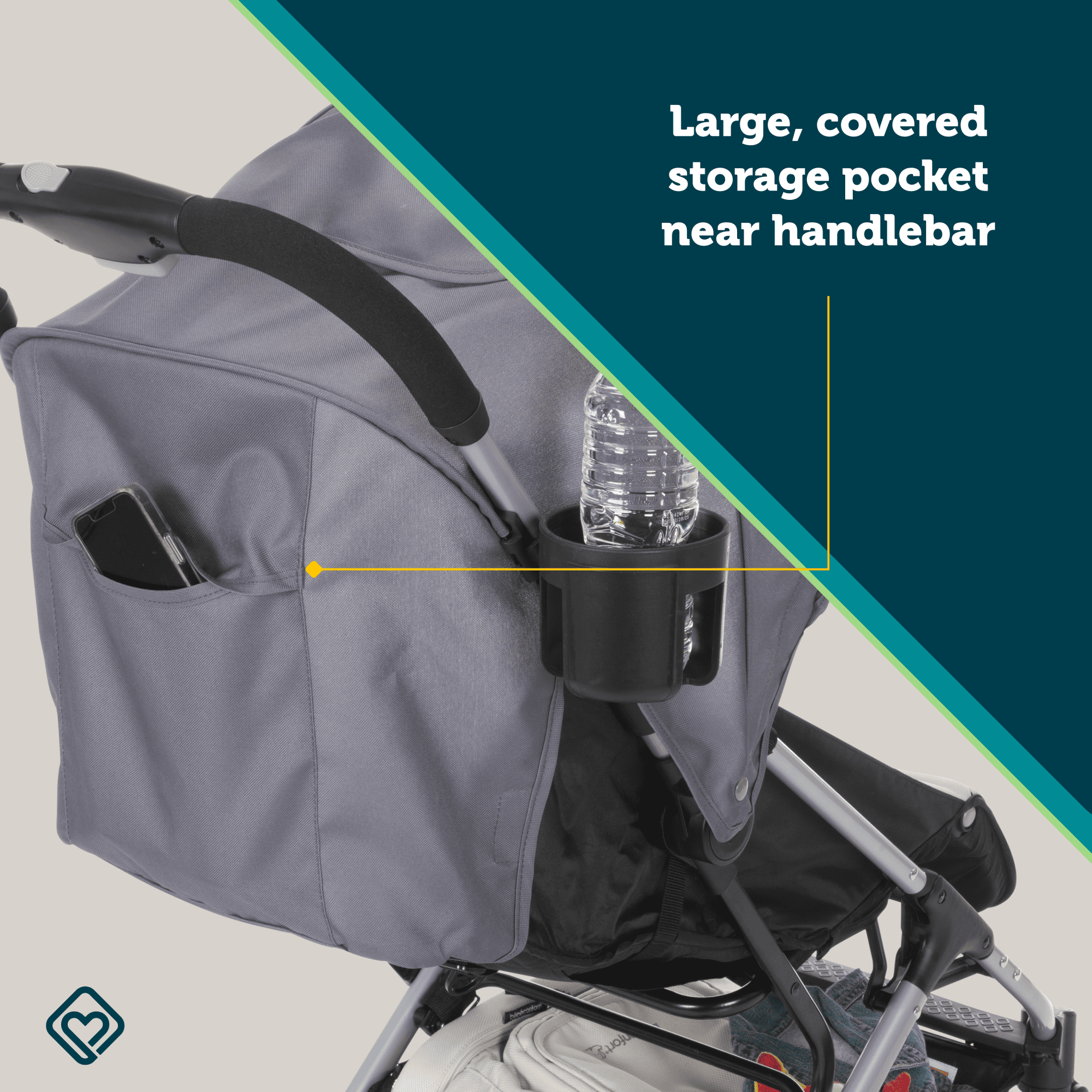Safety 1st Easy-Fold Compact Stroller, Lightweight Travel Stroller with Sun Canopy (White, 17 lb) cd1a1