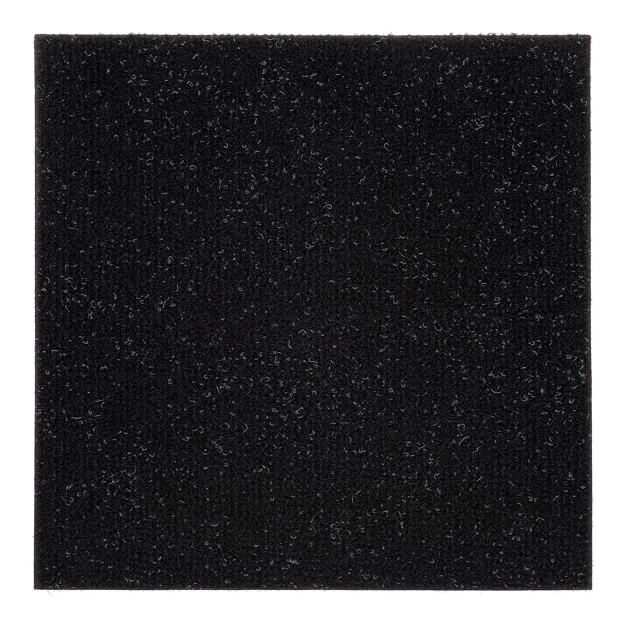 Achim Nexus Self-Adhesive Carpet Floor Tiles (Jet Black, 12 in x 12 in, 12-Pack) h9tcf