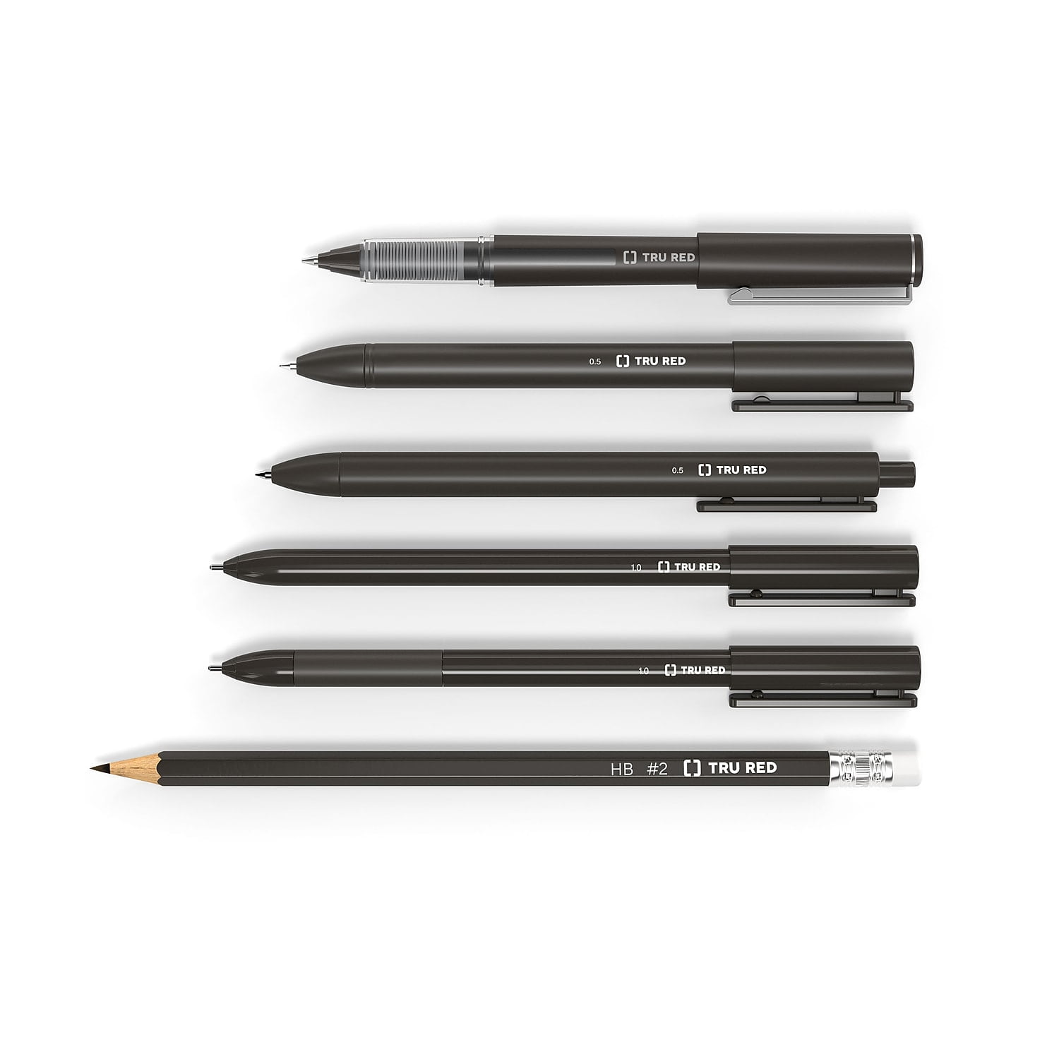 TRU RED Ballpoint Pens Medium Point 1.0mm Smooth Writing (Blue, 60-Pack) rnlno
