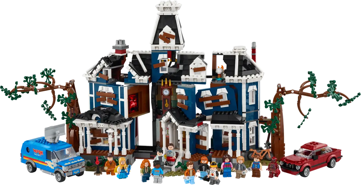 LEGO Stranger Things The Creel House Building Set (2,593 Pieces, 11.5 in x 20 in x 7 in) jghhs