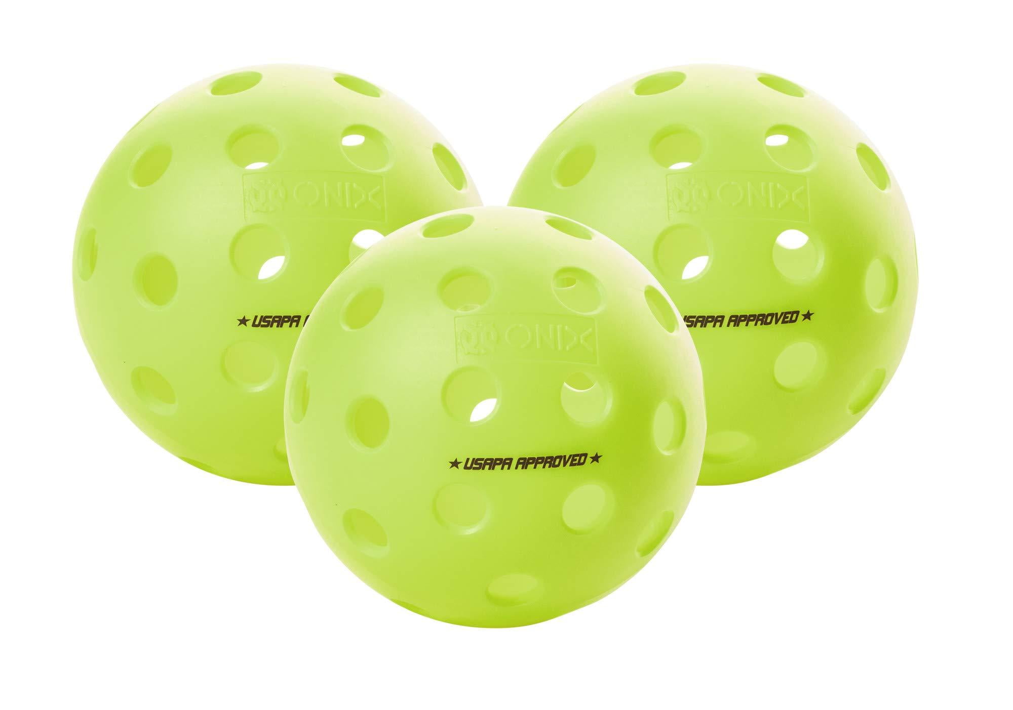 Onix Fuse G2 Pickleball Ball (Neon Green, 1 Pack) xte31