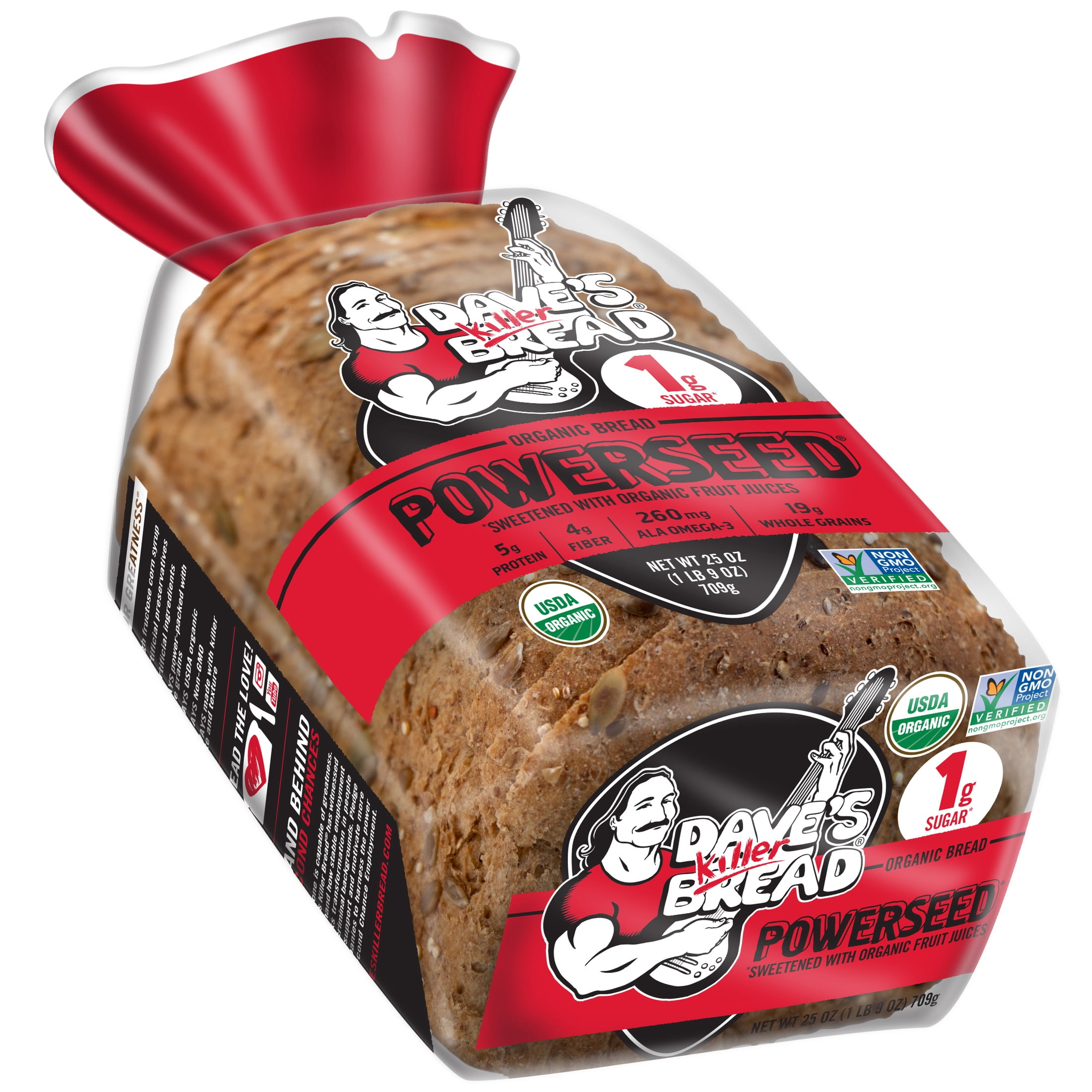 Dave's Killer Bread Powerseed Organic Seeded Bread (25 oz) 4485j