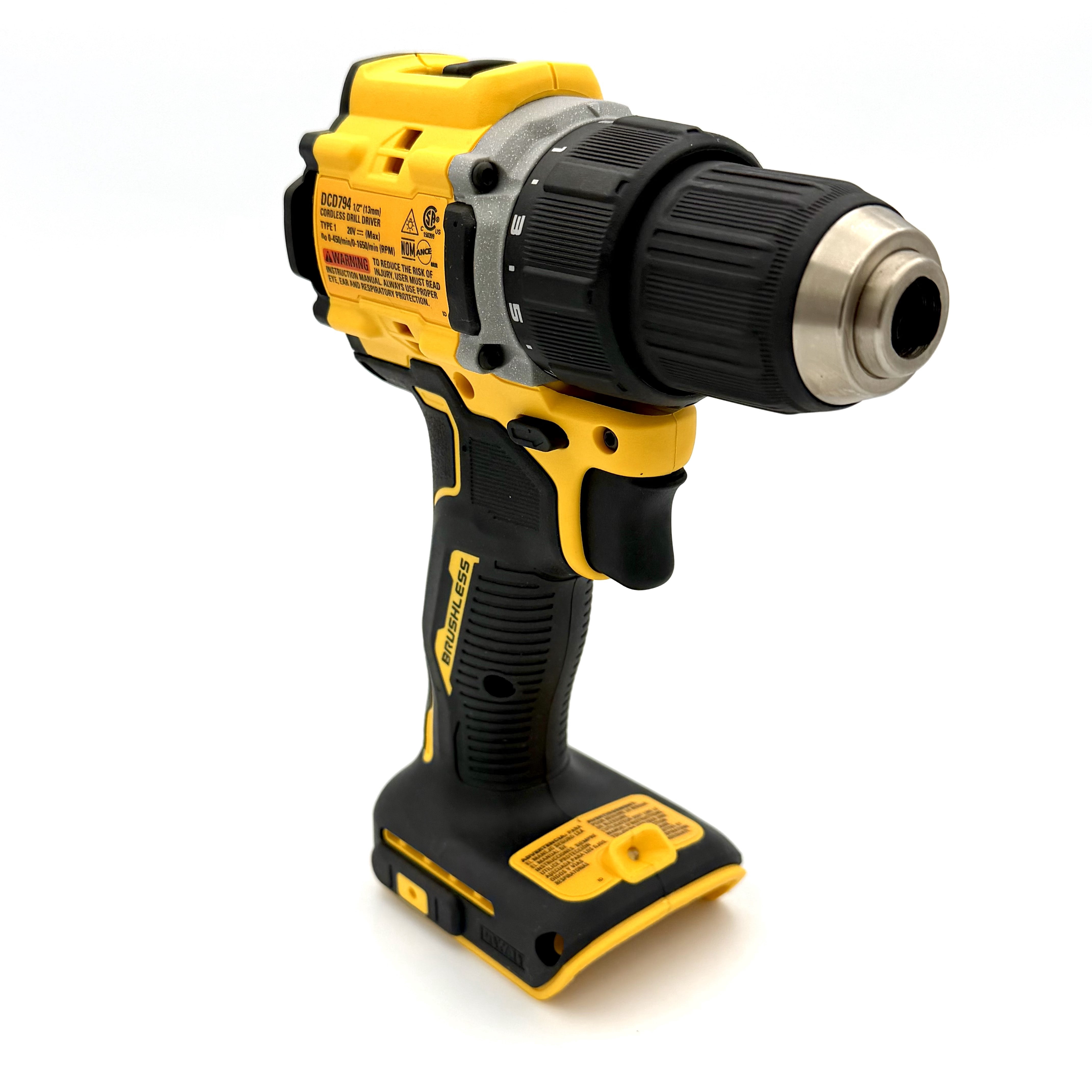 DEWALT DCD794B 20V MAX ATOMIC Brushless Cordless Drill Driver (1/2 in. Chuck, Tool Only) g1uzi