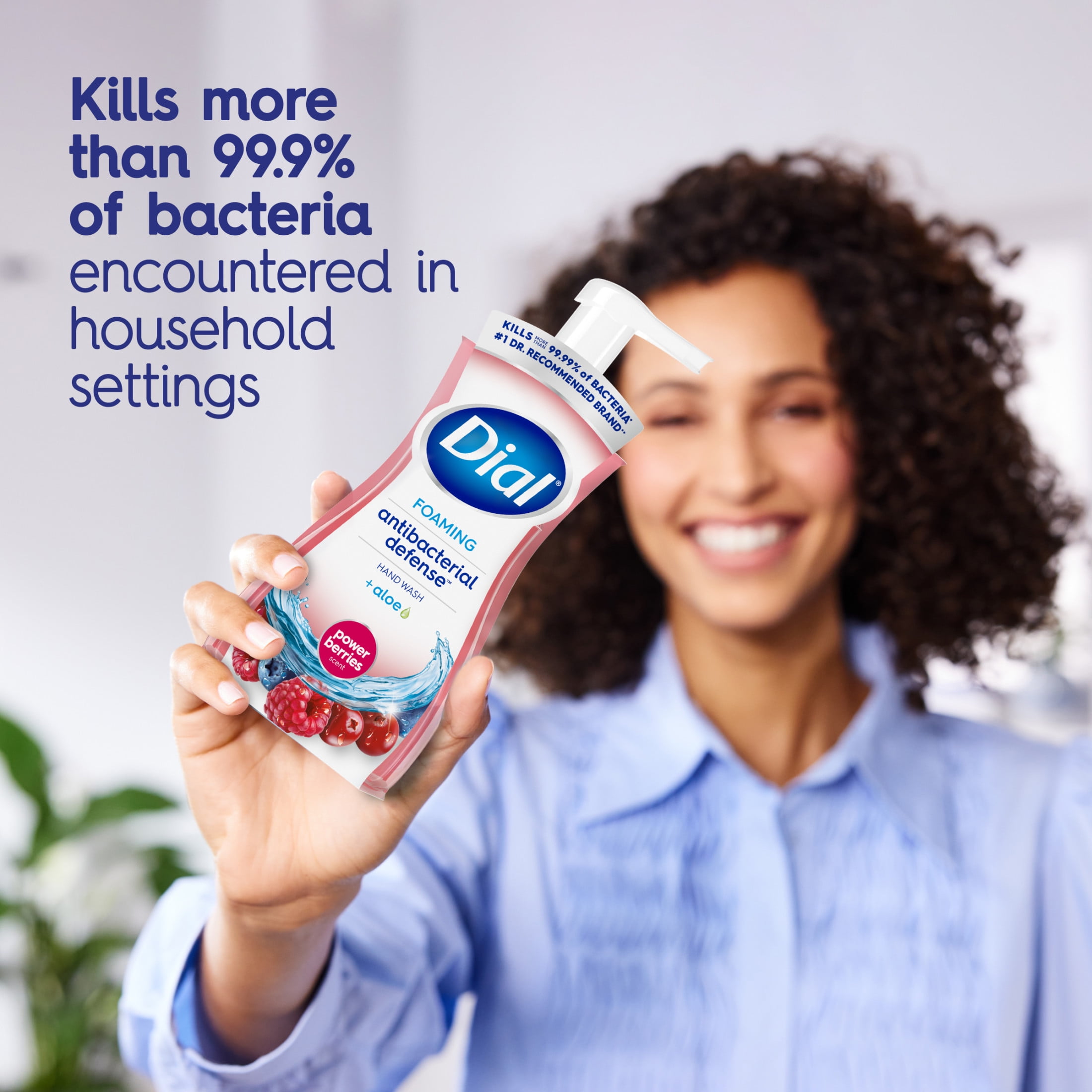 Dial Antibacterial Defense Foaming Hand Soap, Power Berries Scent (7.5 fl oz) afkqc - Image 2