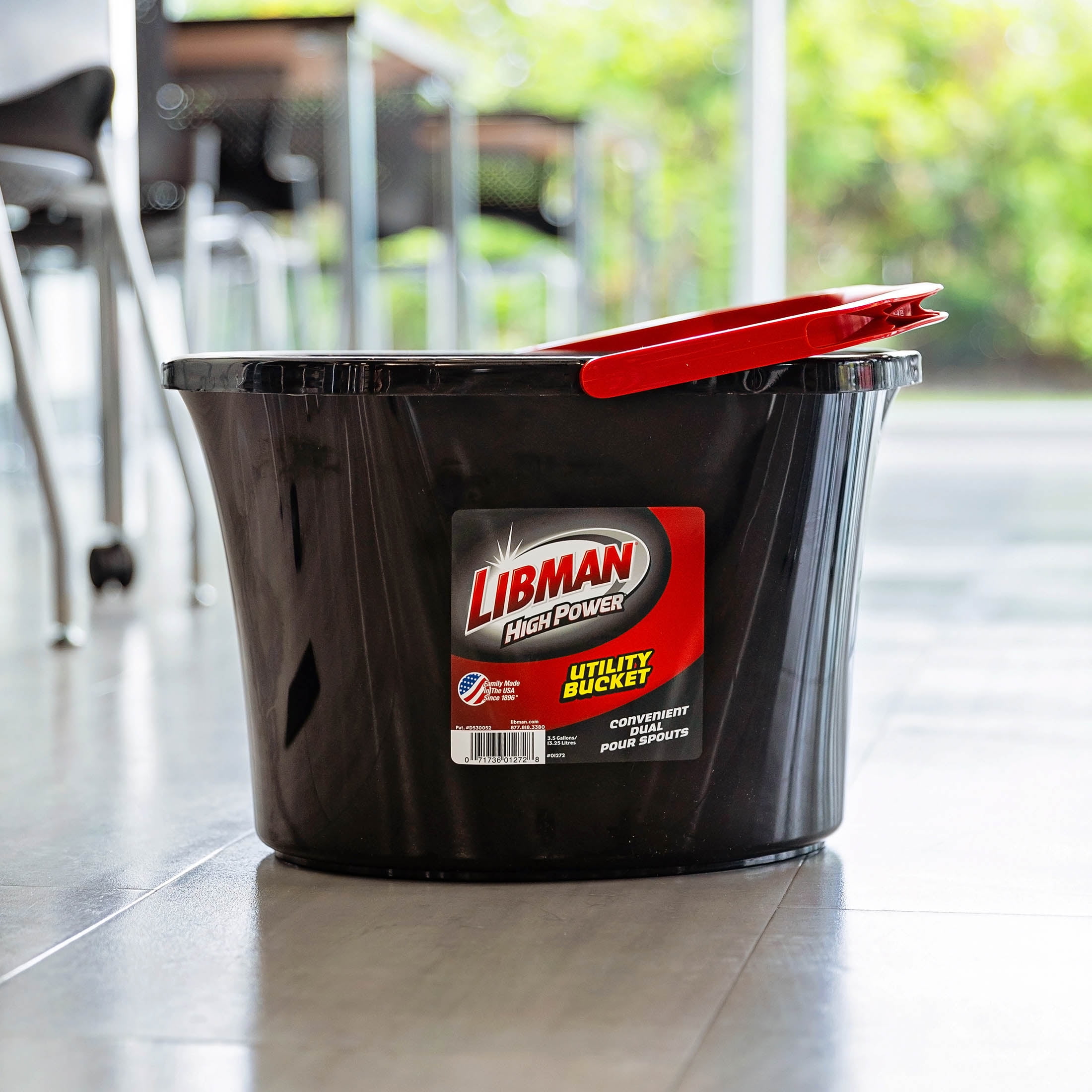 Libman High Power Utility Bucket (Black, 3.5 gal) agil1 - Image 5