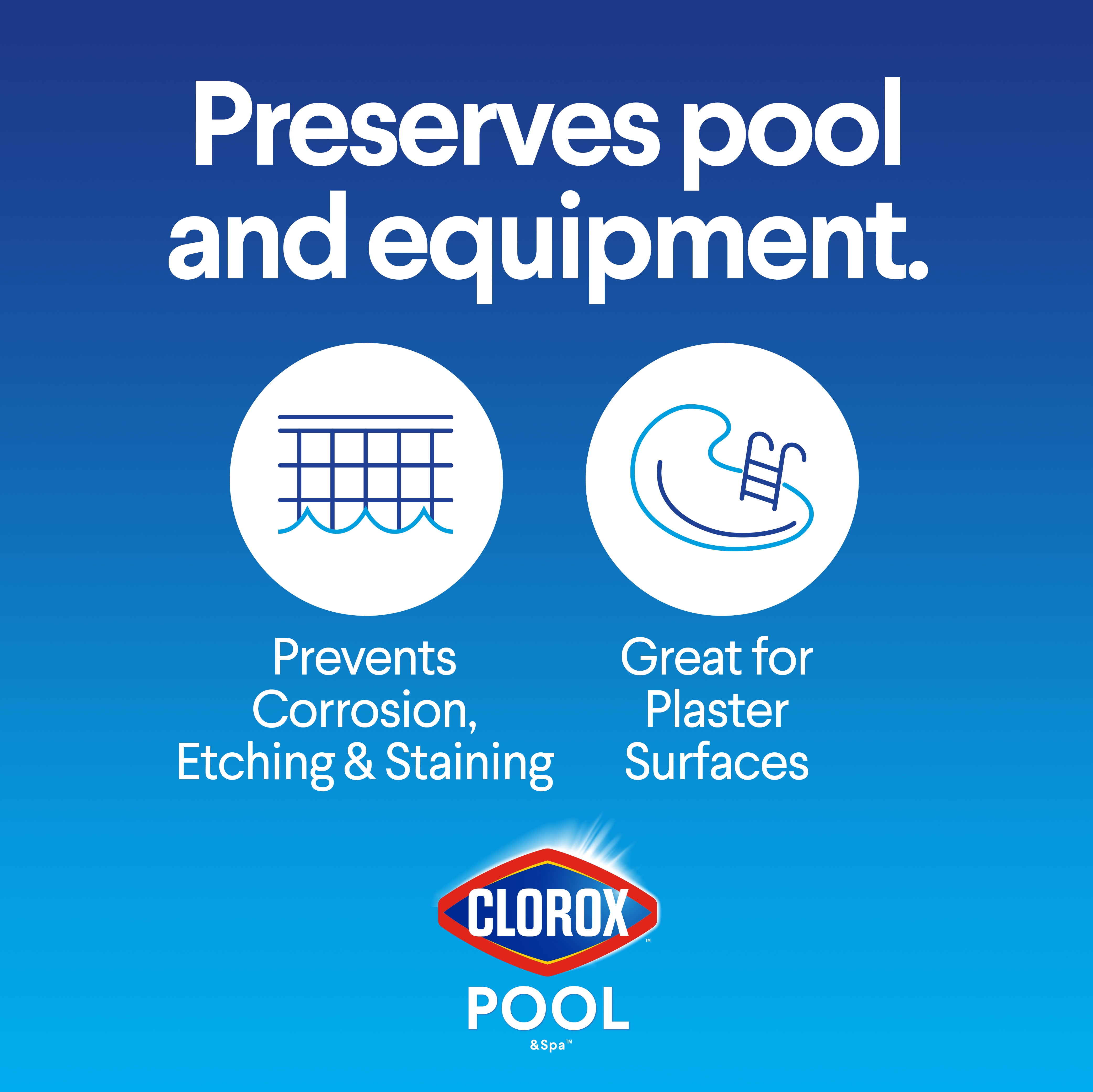 Clorox Pool&Spa Calcium Hardness Increaser Granules for Swimming Pool Water Balancing (4 lb) plzrv