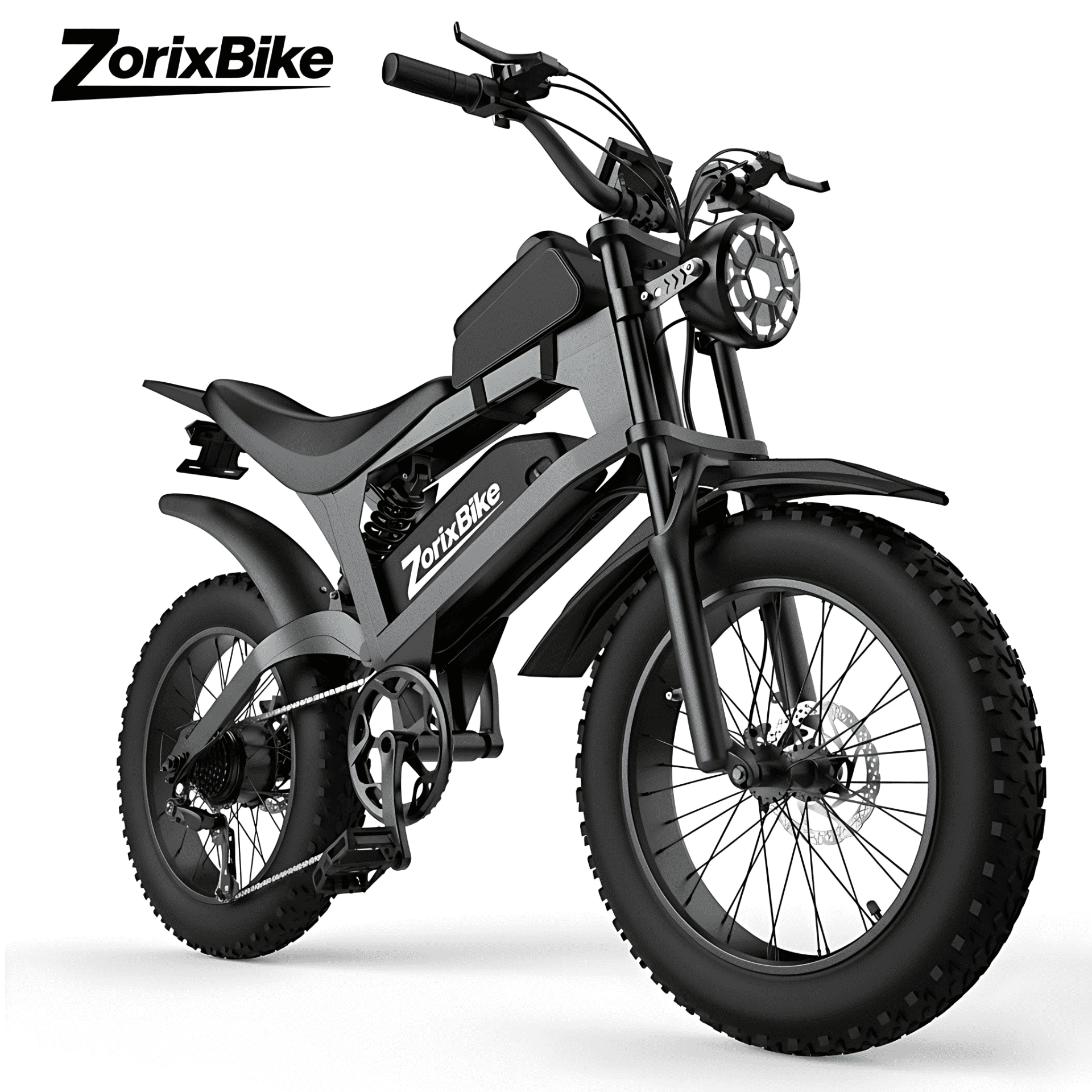 Loonfat R8 Electric Mountain Bike, 1500W Motor, 20 in x 4 in Fat Tire Ebike, 48V UL2849 Certified (Black, One Size) he7mm