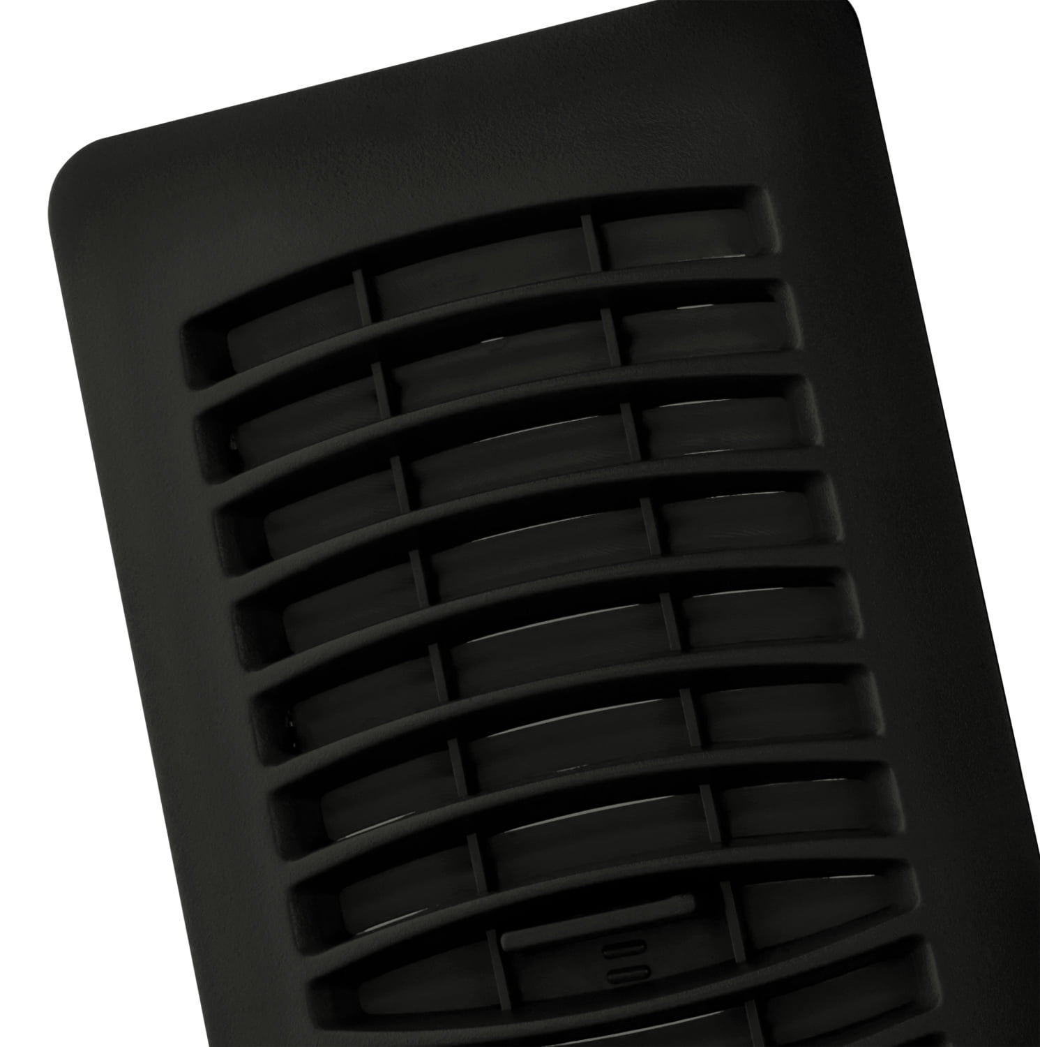 Imperial Louvered Floor Register Vent Cover (Black, 4 in x 12 in) tjjg5