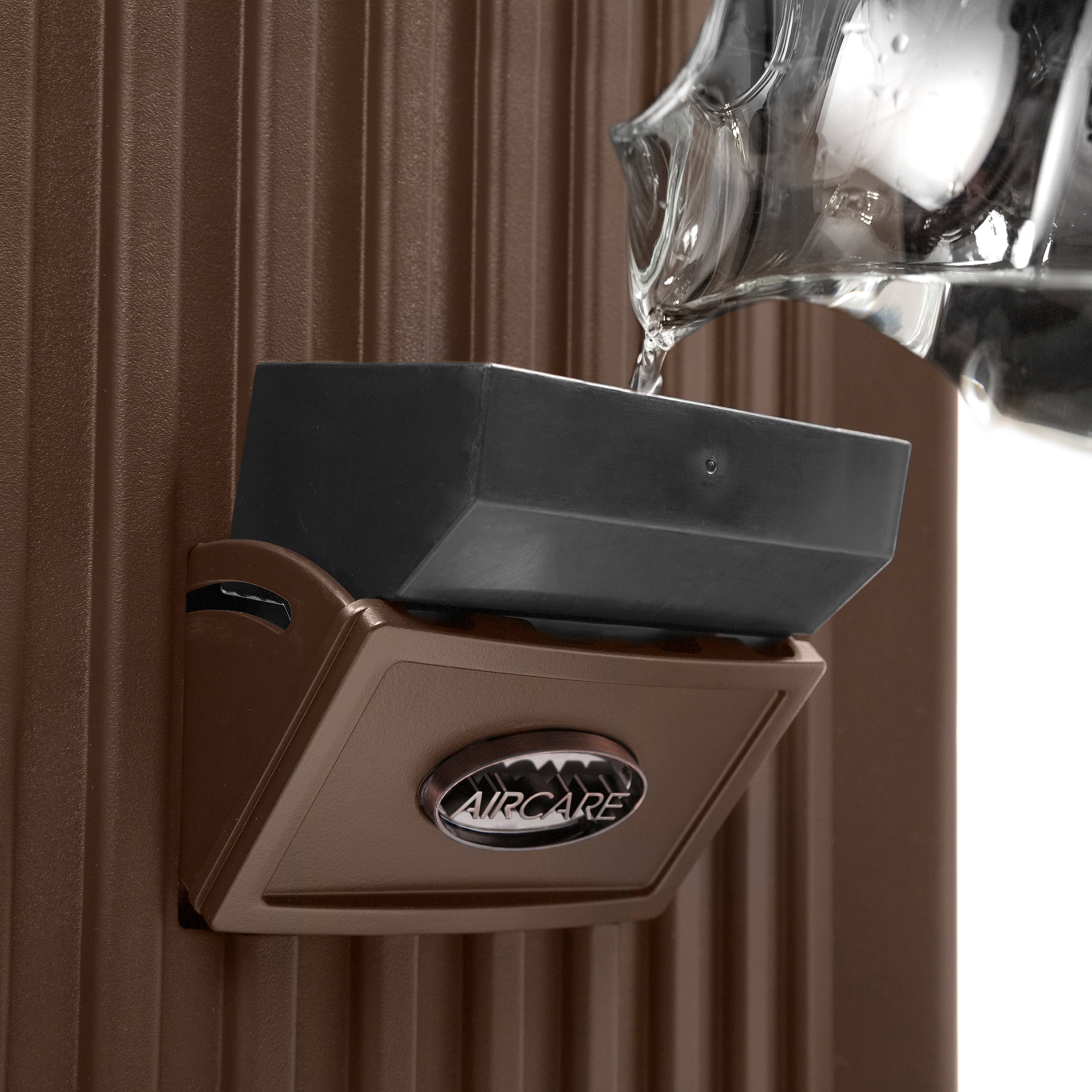 AIRCARE Style Pedestal Evaporative Humidifier for Whole House (Nutmeg, 2400 sq ft) imu93