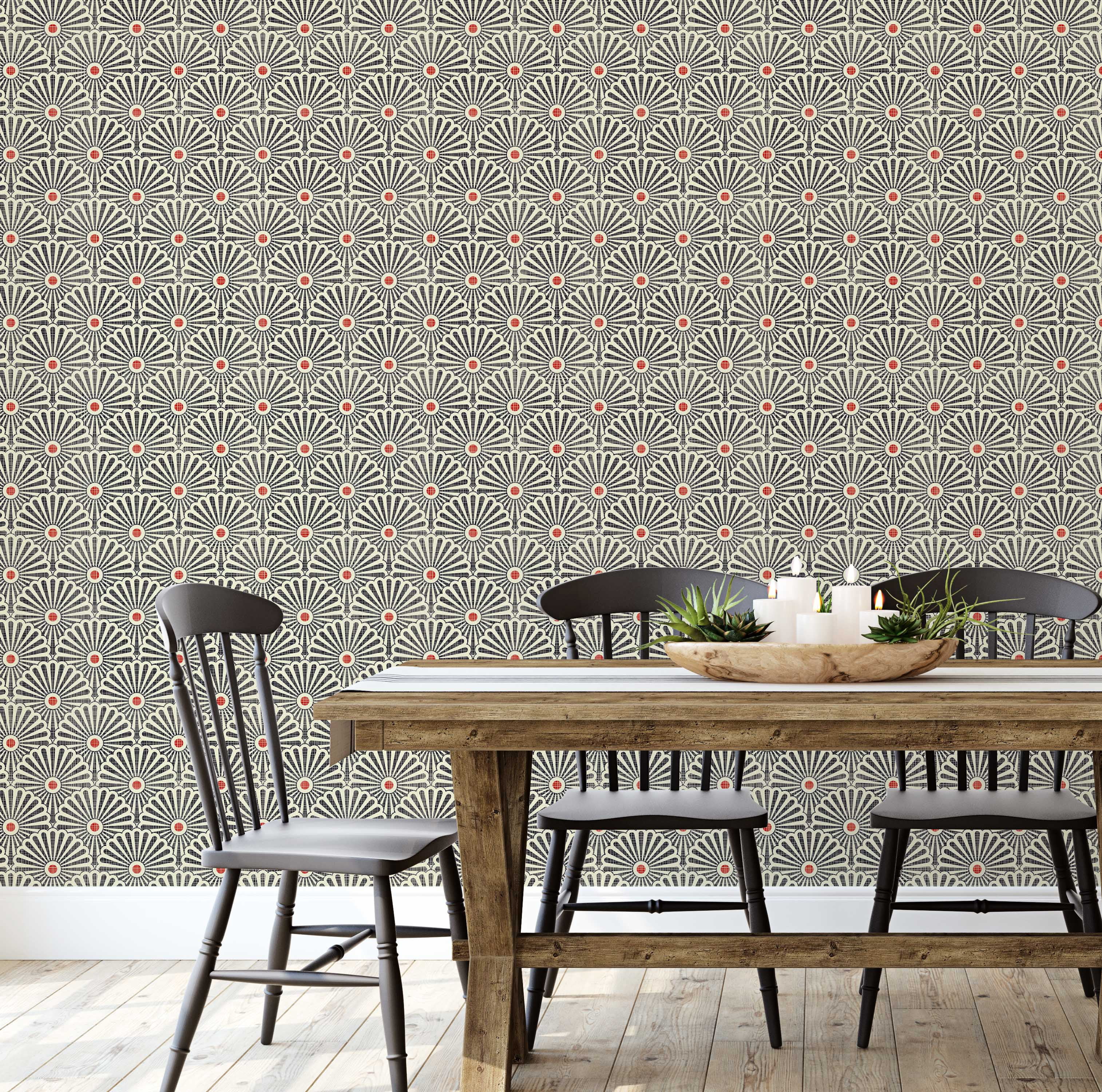 S4Sassy Peel and Stick Vinyl Wallpaper (Grey, 25 in x 60 in) pyum6
