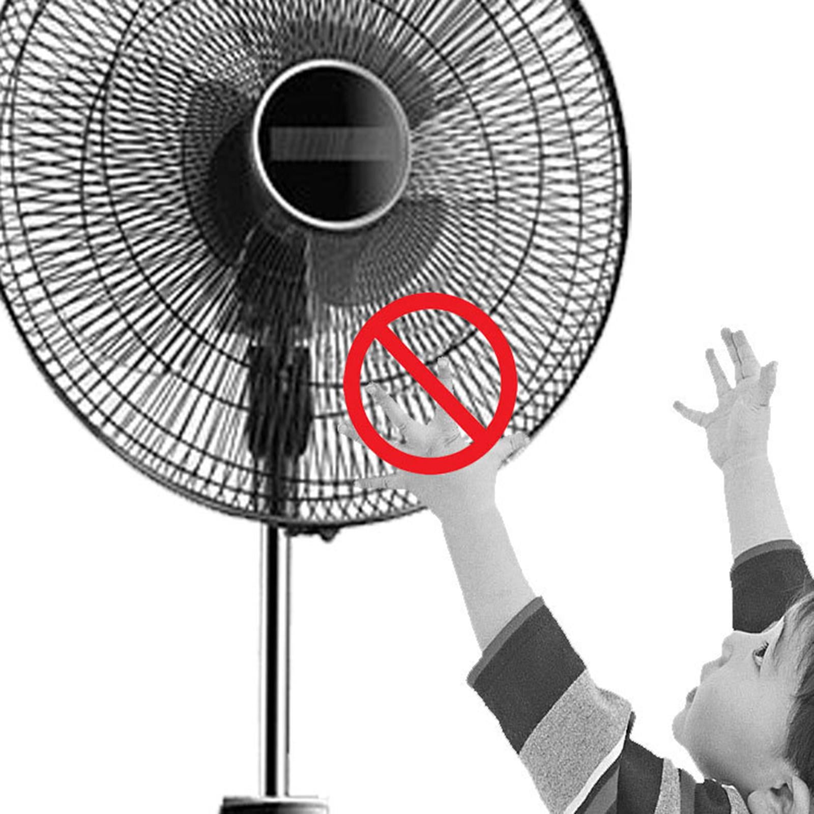 Toycle Electric Fan Safety Mesh Cover, Child Finger Protector Guard, Dust-Proof Protective Net for Pedestal and Floor Fans (Black, 18 in) 70s8m