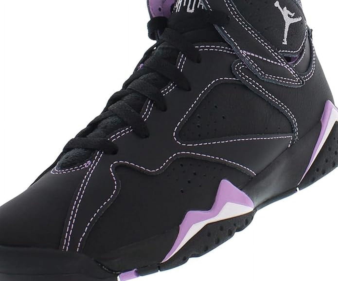 Jordan 7 Retro Basketball Shoes (Black/Barely Grape, Size 4) onxu9