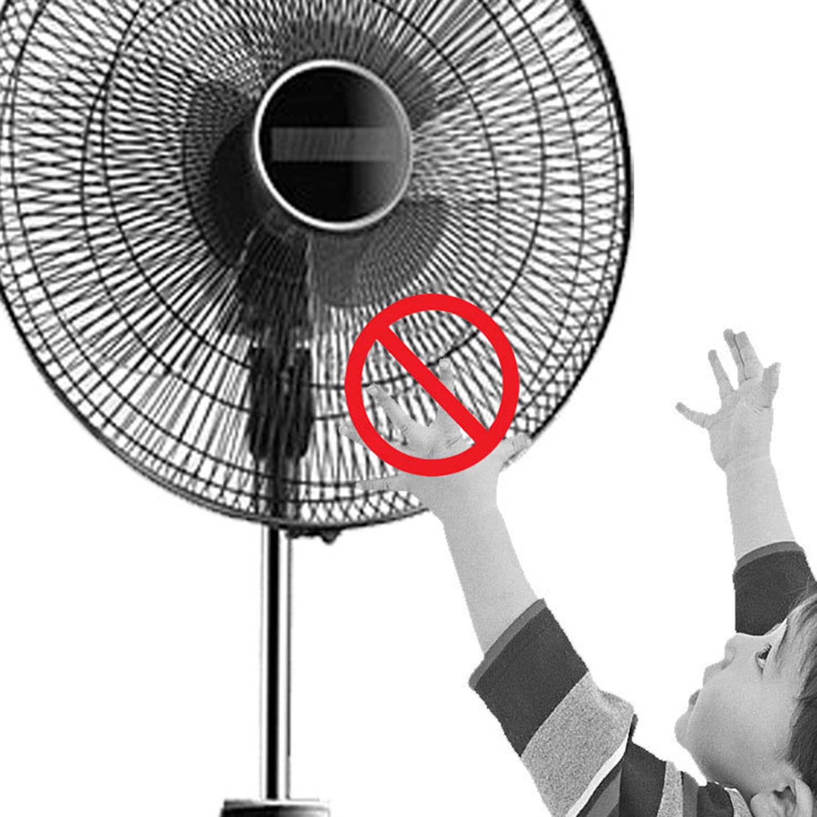 UttpKLBx Electric Fan Safety Cover Mesh Guard (Black, 9 in to 18 in) cw9ja
