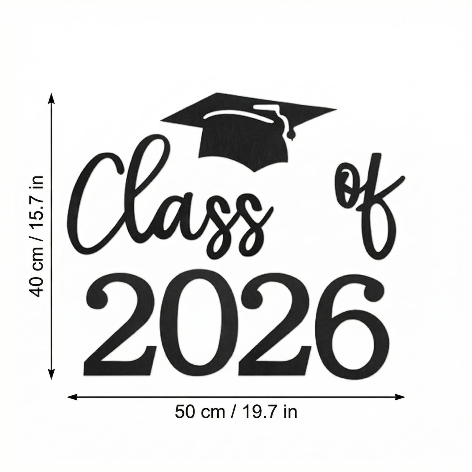 COTECRAM Graduation Party Backdrop Decor, Professional Celebration Theme Party Kit (White, 1 Set) u3opr