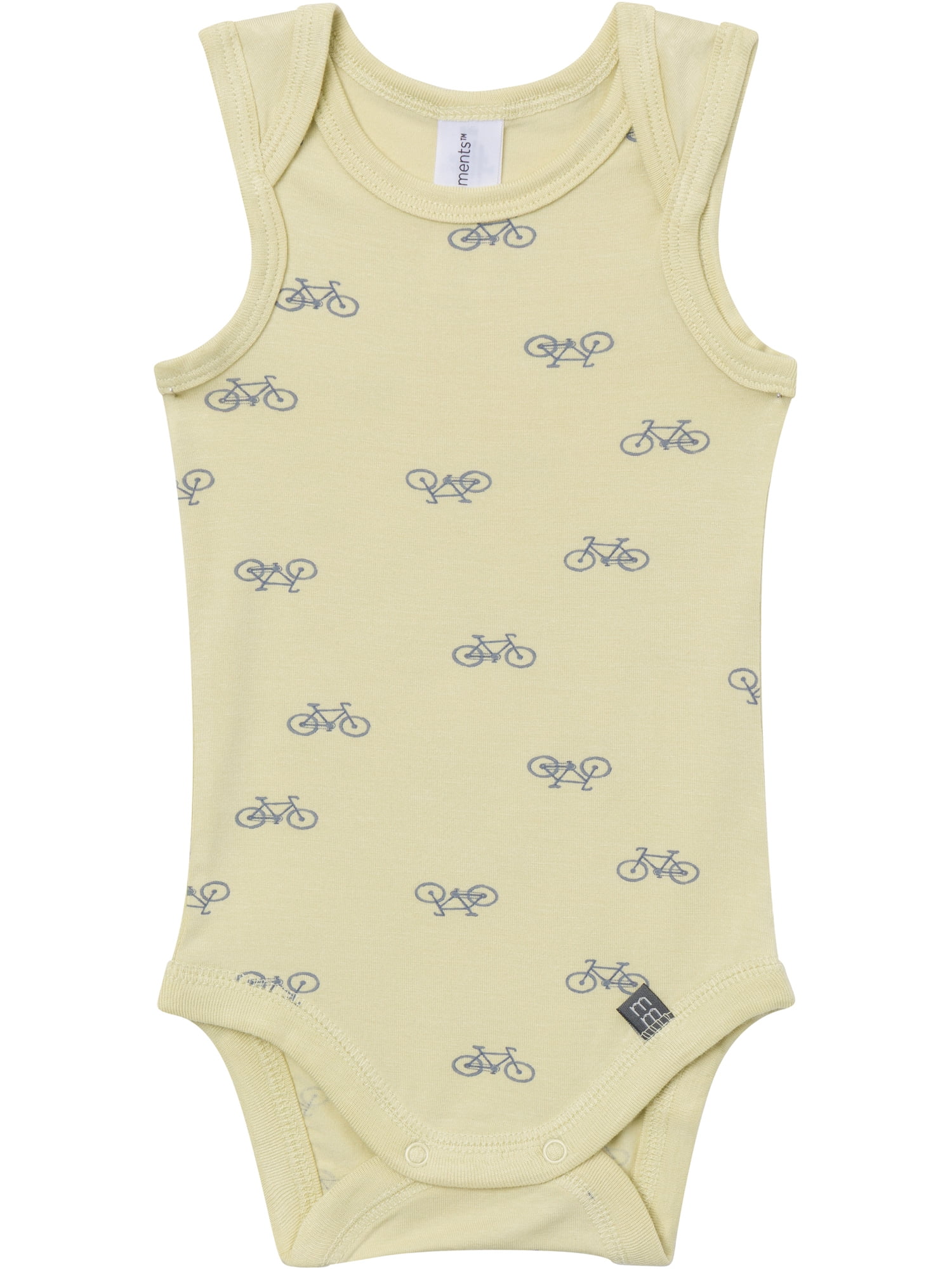 Modern Moments by Gerber Baby Neutral Viscose Sleeveless Bodysuit and Short Outfit Set (Neutral, 0-12 Months) mwsw9