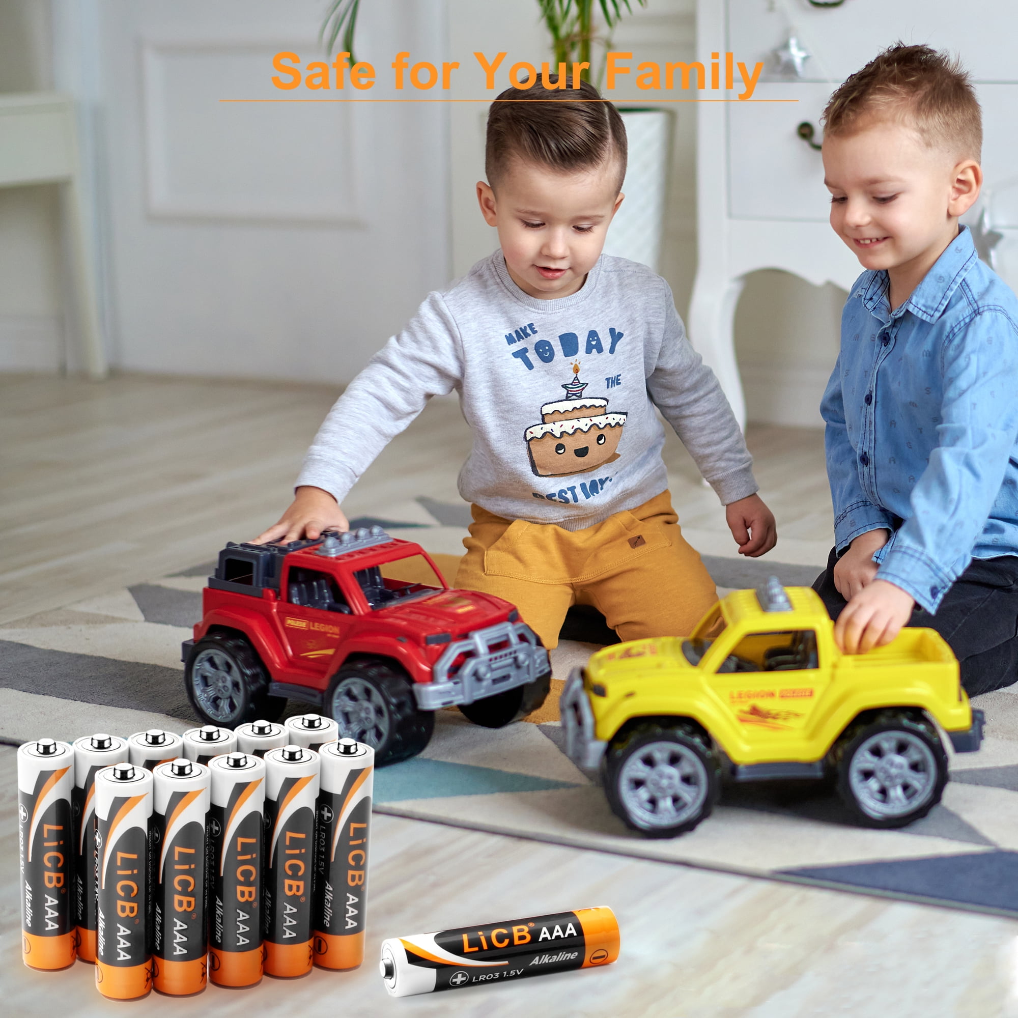 LiCB AAA Alkaline Batteries (Long-Lasting Power, 40 Pack) d1duq