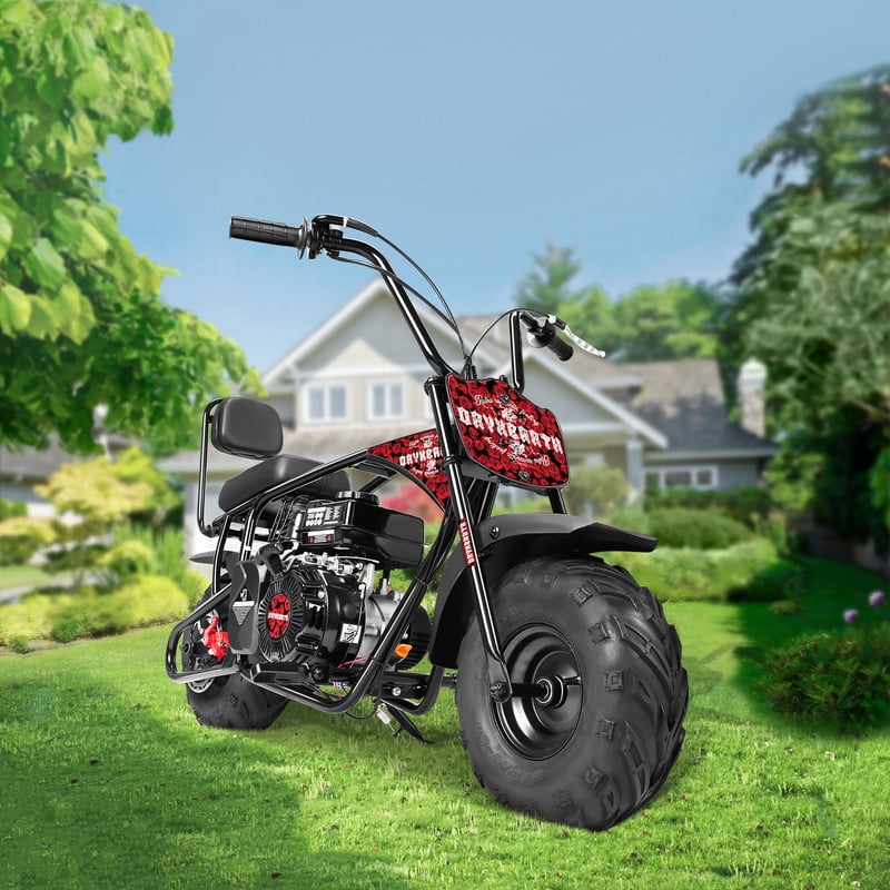 Oryxearth Max OGM99 Gas Powered Mini Dirt Bike, 99cc 4-Stroke Off-Road Motorcycle (Red, 165 lb Capacity) exzq1