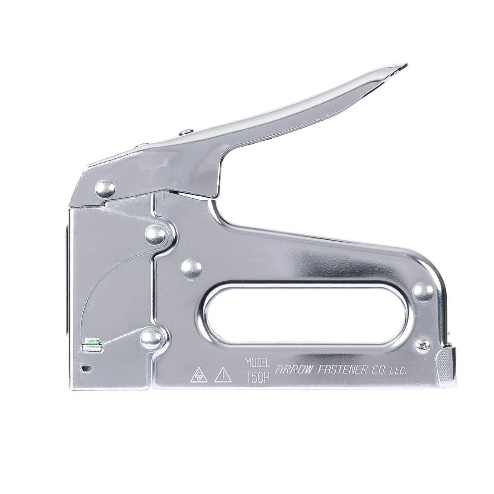 Arrow T50 Heavy Duty Manual Staple Gun for Upholstery and Woodworking (Chrome, 0.56 in) cy9lx