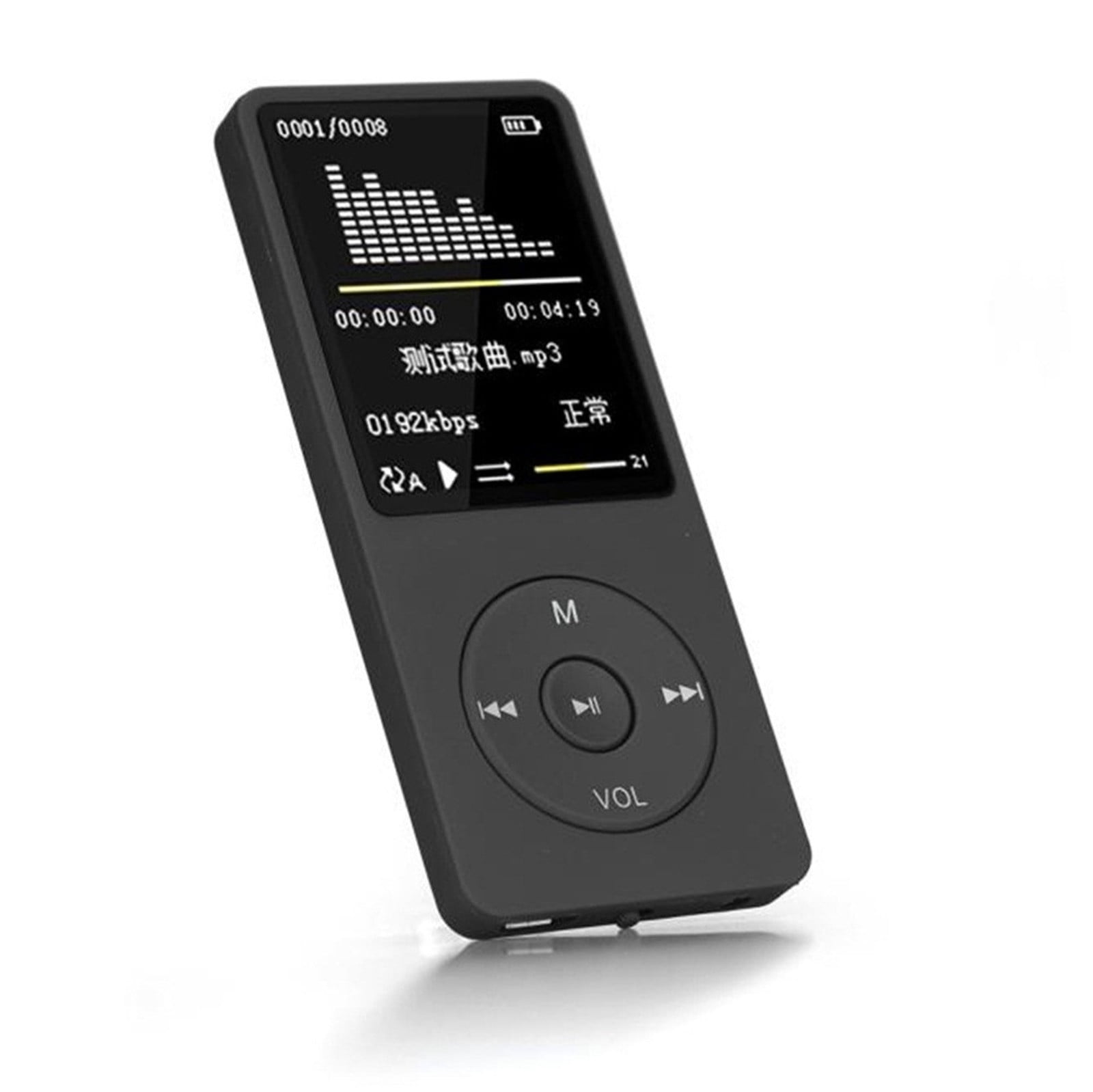 syligr Portable MP3 MP4 Player with 1.8 in Screen, Lossless Sound, FM Radio, Voice Recorder (Black, 1.1 oz) 964d5