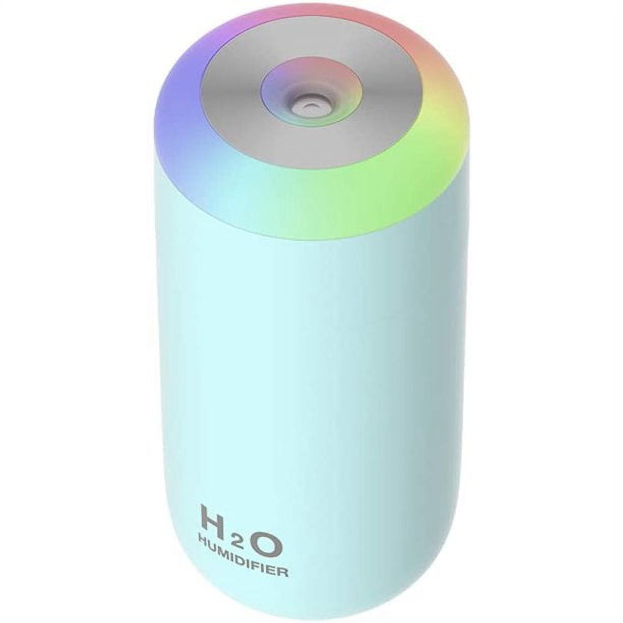 Ozmatip Portable Mini Humidifier, Quiet Cool Mist Desktop Humidifier for Bedroom and Office (White, 16.91 fl oz) enr0w