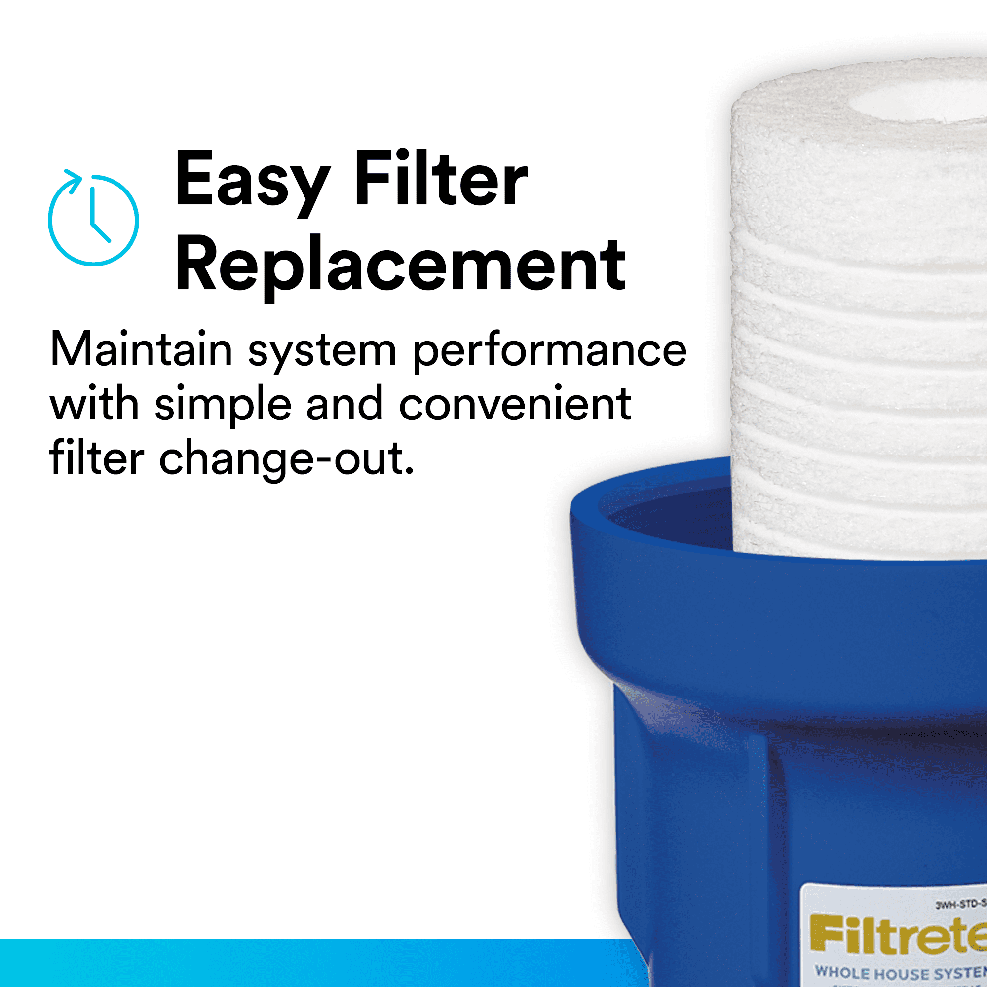 Filtrete Standard Capacity Whole House Grooved Replacement Water Filter (White, 2 Pack) jj93m