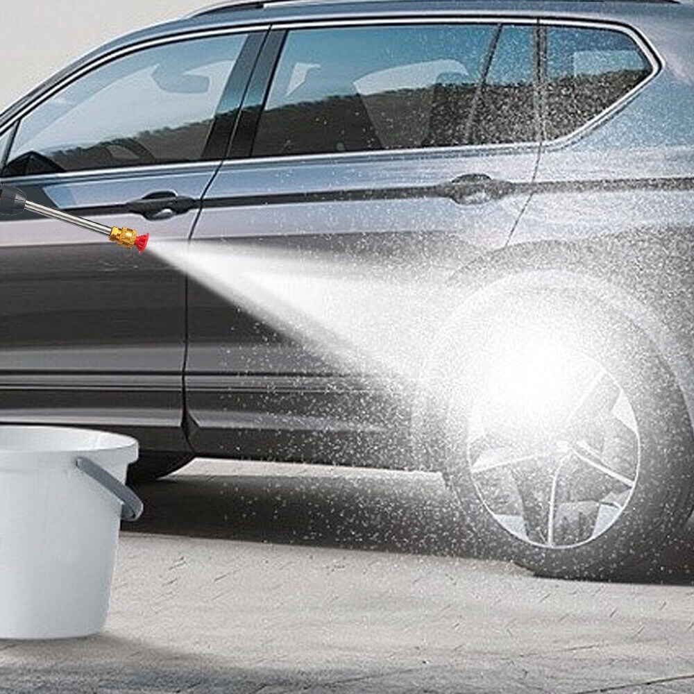 Paddsun Cordless Pressure Washer, Portable High-Pressure Water Spray Gun for Car Cleaning (2 Batteries) lmb4i