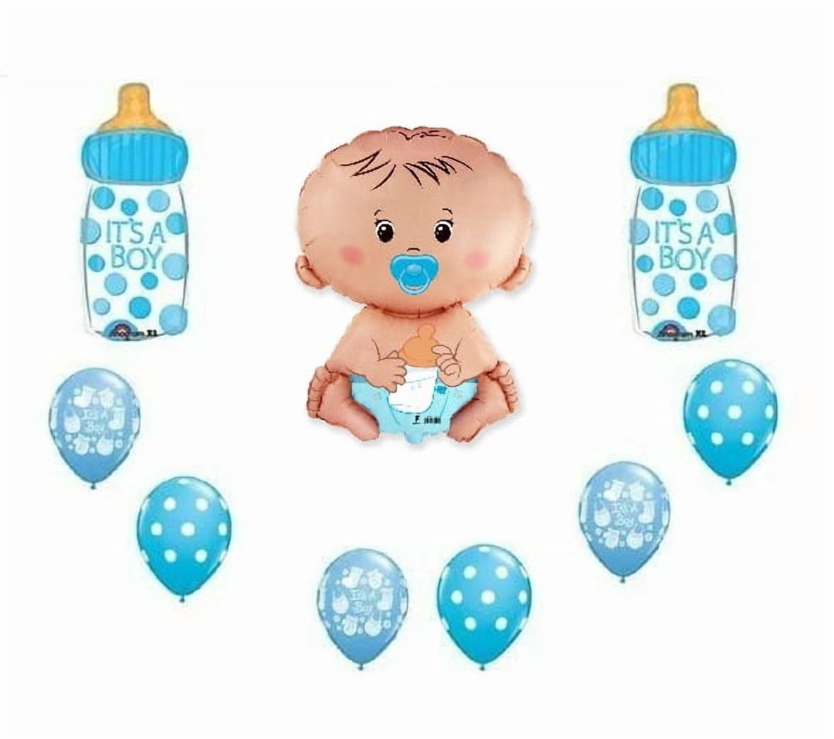 Anagram It's A Boy Baby Shower Foil Balloon Decoration (Blue, 30 in) 0t9ot