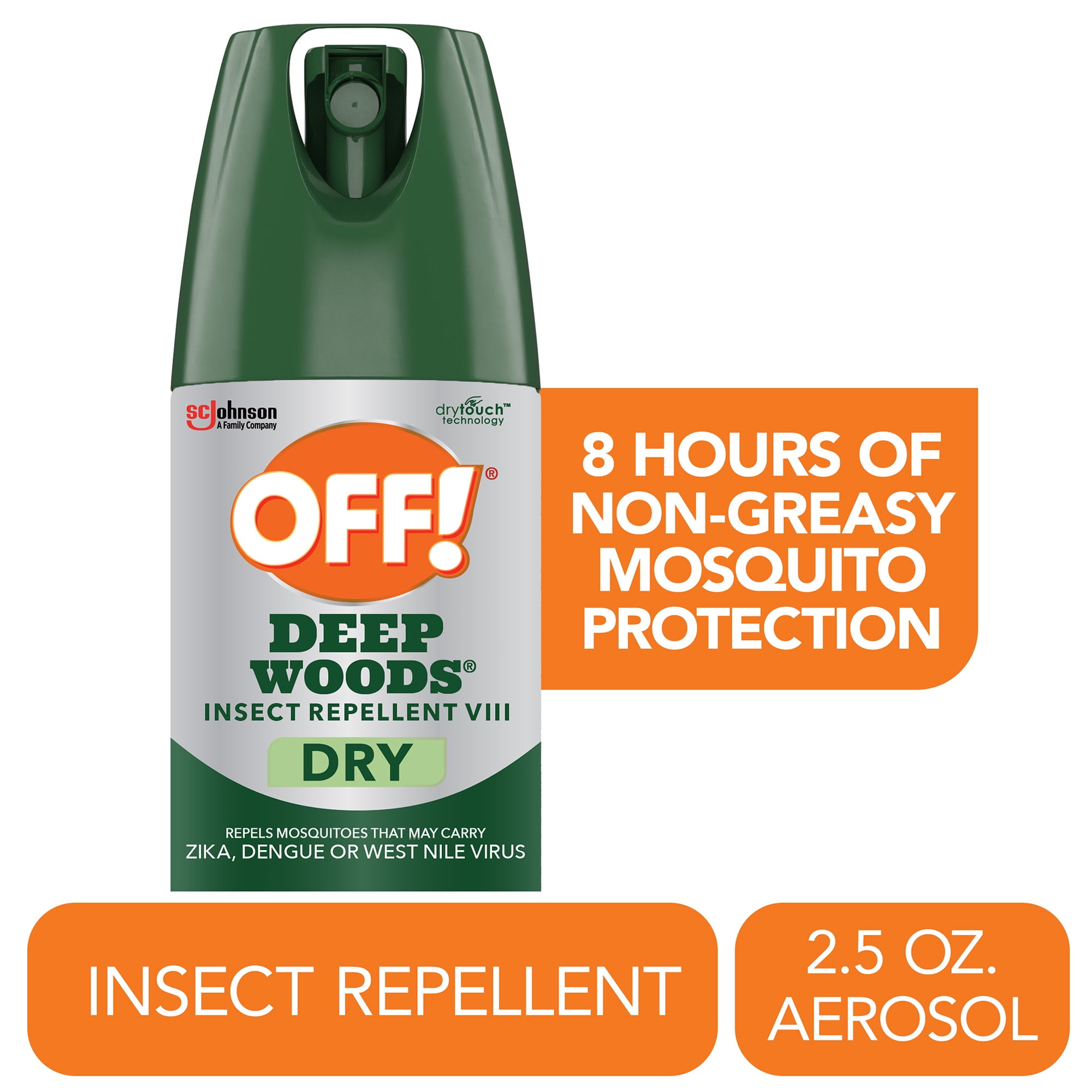 OFF! Deep Woods Insect Repellent Spray with 25% DEET (Clear, 2.5 oz) utmgq