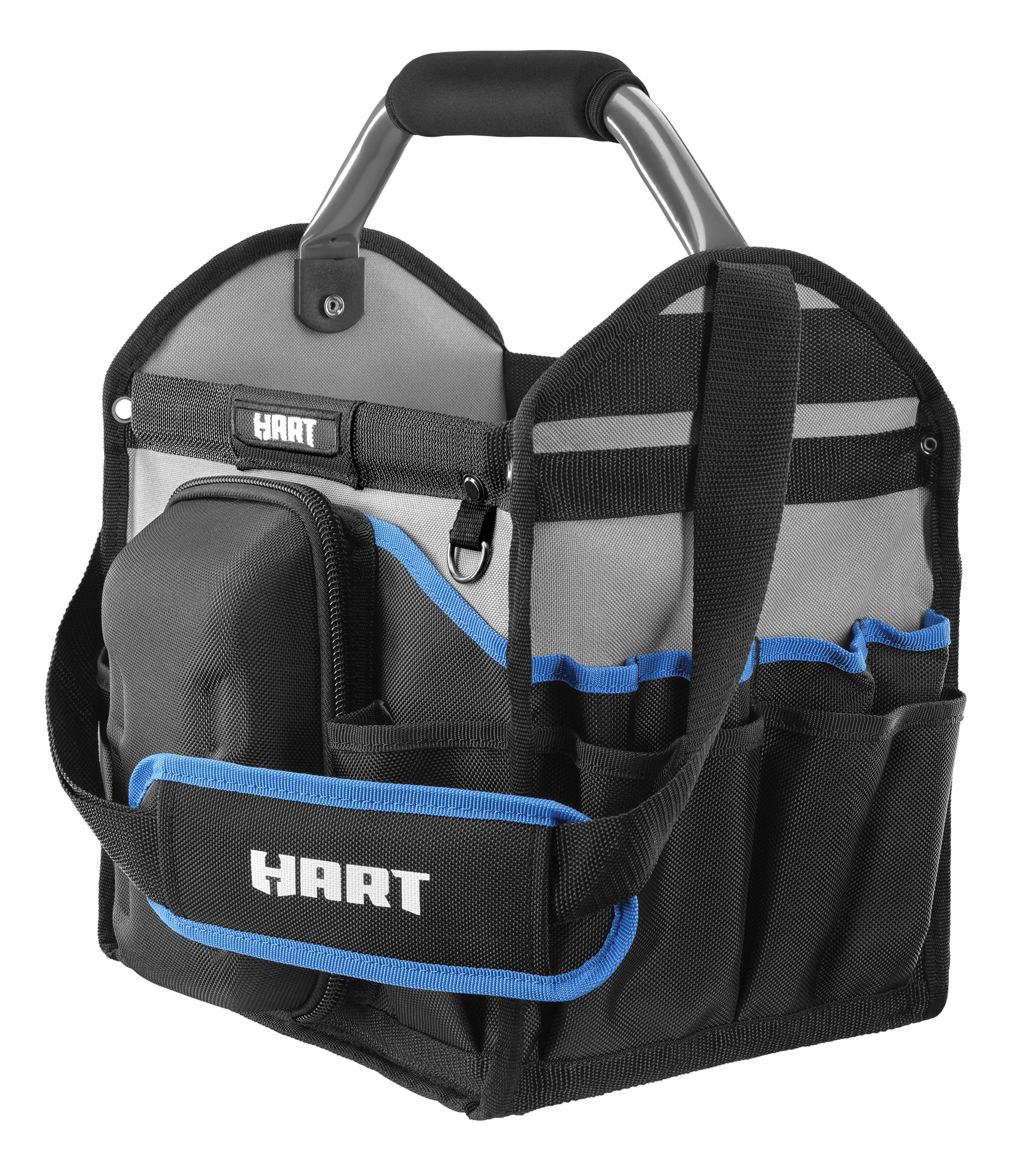 HART 12-inch Tool Tote Bag with Rotating Handle (Black, 12 in) z7yg7