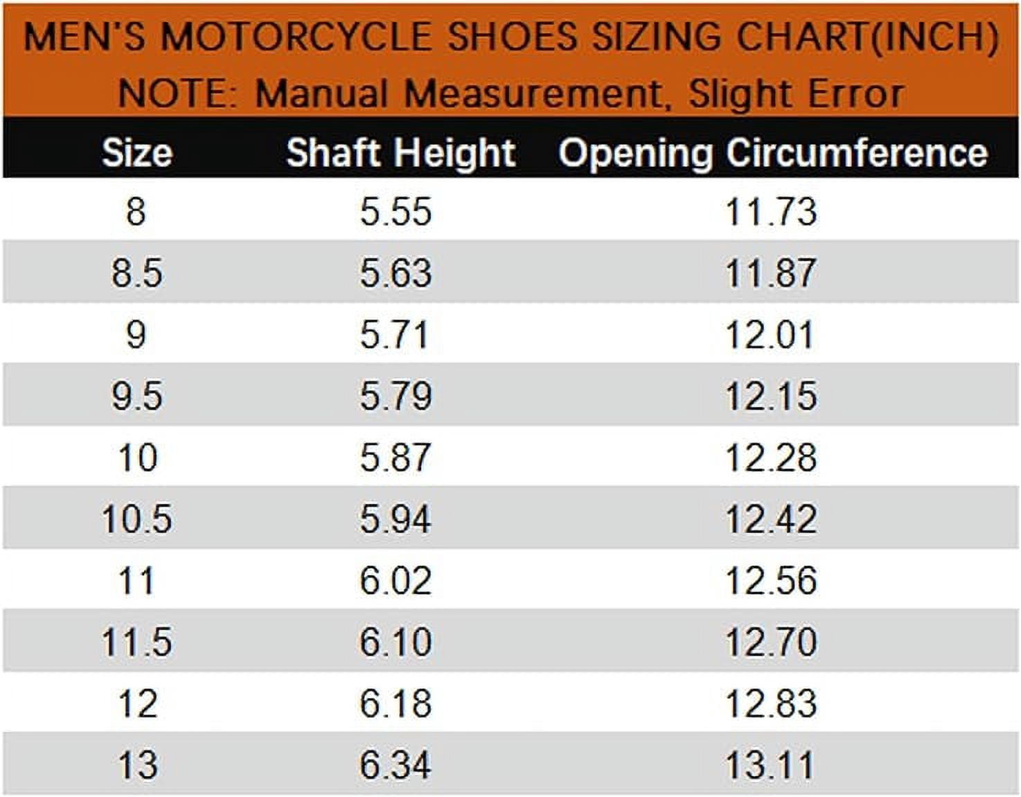 Dream Apparel Men's Motorcycle Riding Boots Waterproof Combat Biker Boots (White, 11.93 in) sgedy
