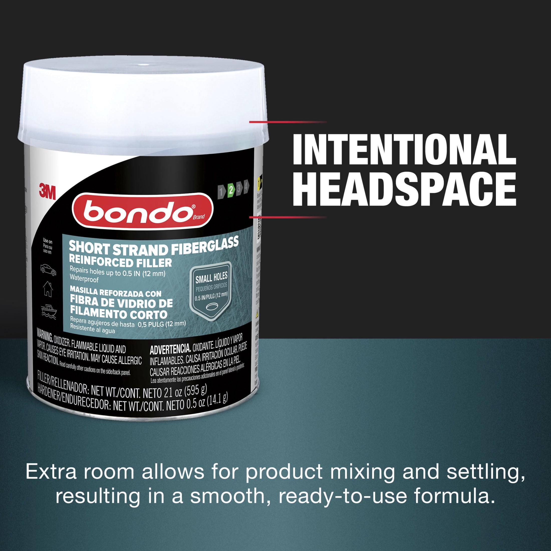 Bondo Short Strand Fiberglass Reinforced Filler (21 oz) g6oku