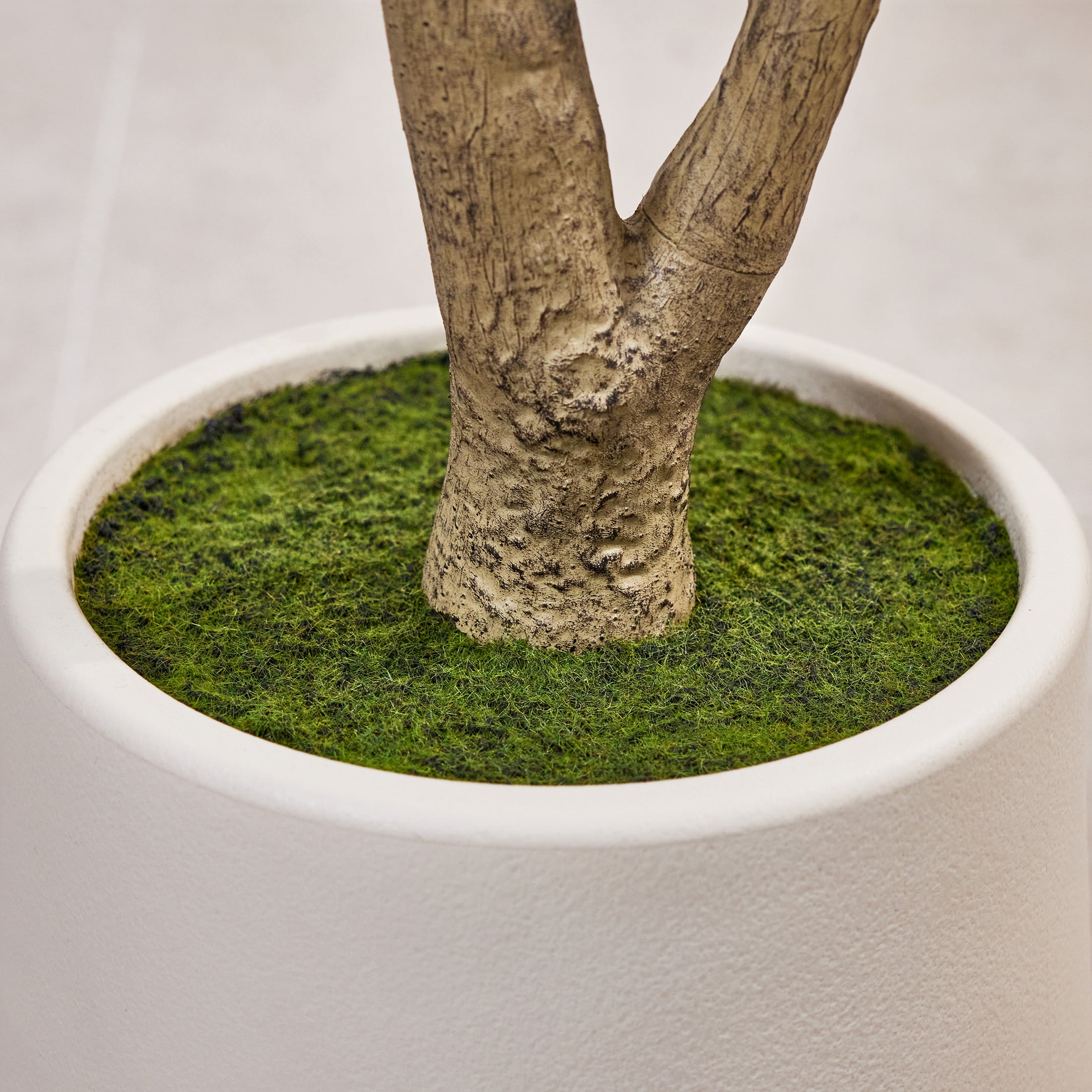 DR.Planzen 6ft Artificial Olive Tree, UV Resistant Faux Plant for Indoor and Outdoor Decor (White Planter, 6 ft) xyujg