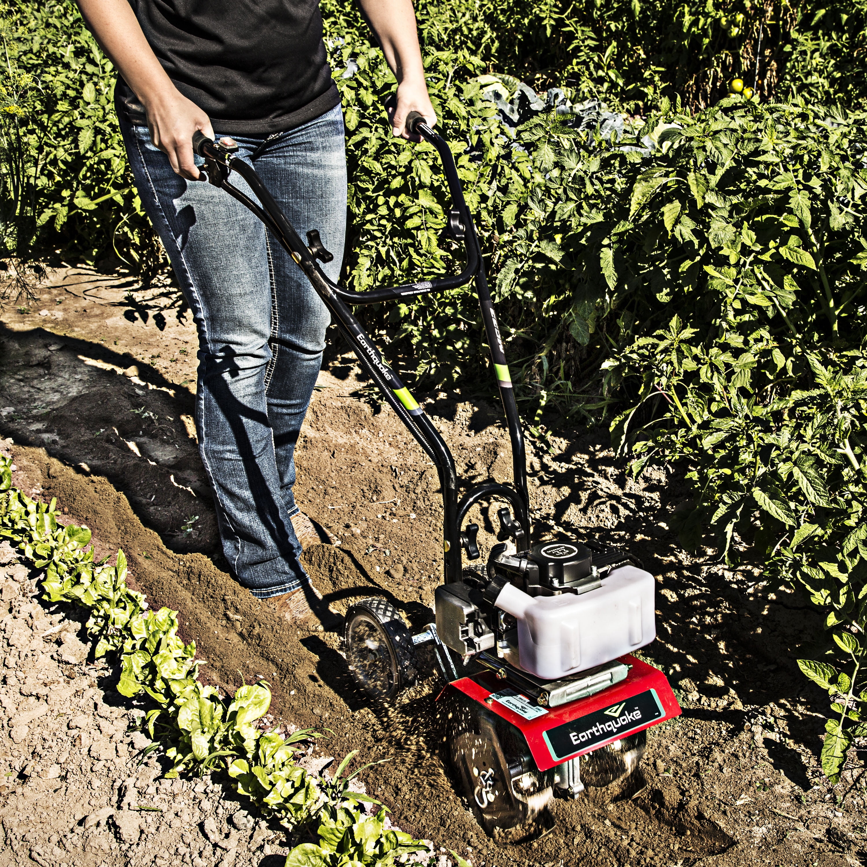 Earthquake MC33 Mini Tiller Cultivator (Red, 29 lb) vc1ng