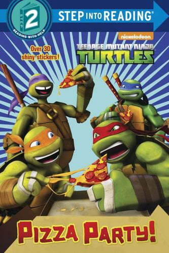 Random House Teenage Mutant Ninja Turtles Pizza Party Step 2 Reading Book (Paperback) 7tz41