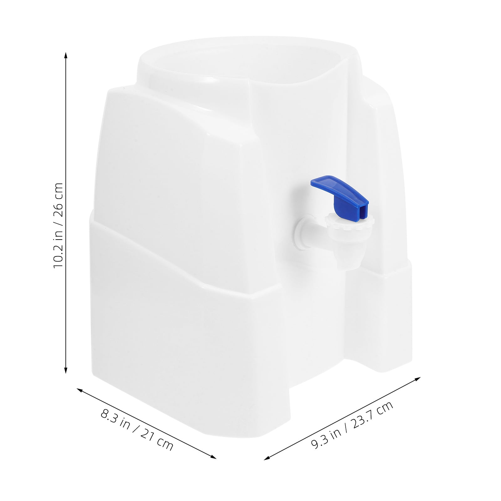PAMINGONO Compact Countertop Water Dispenser for Home and Office (White, 1 Piece) hm3j1