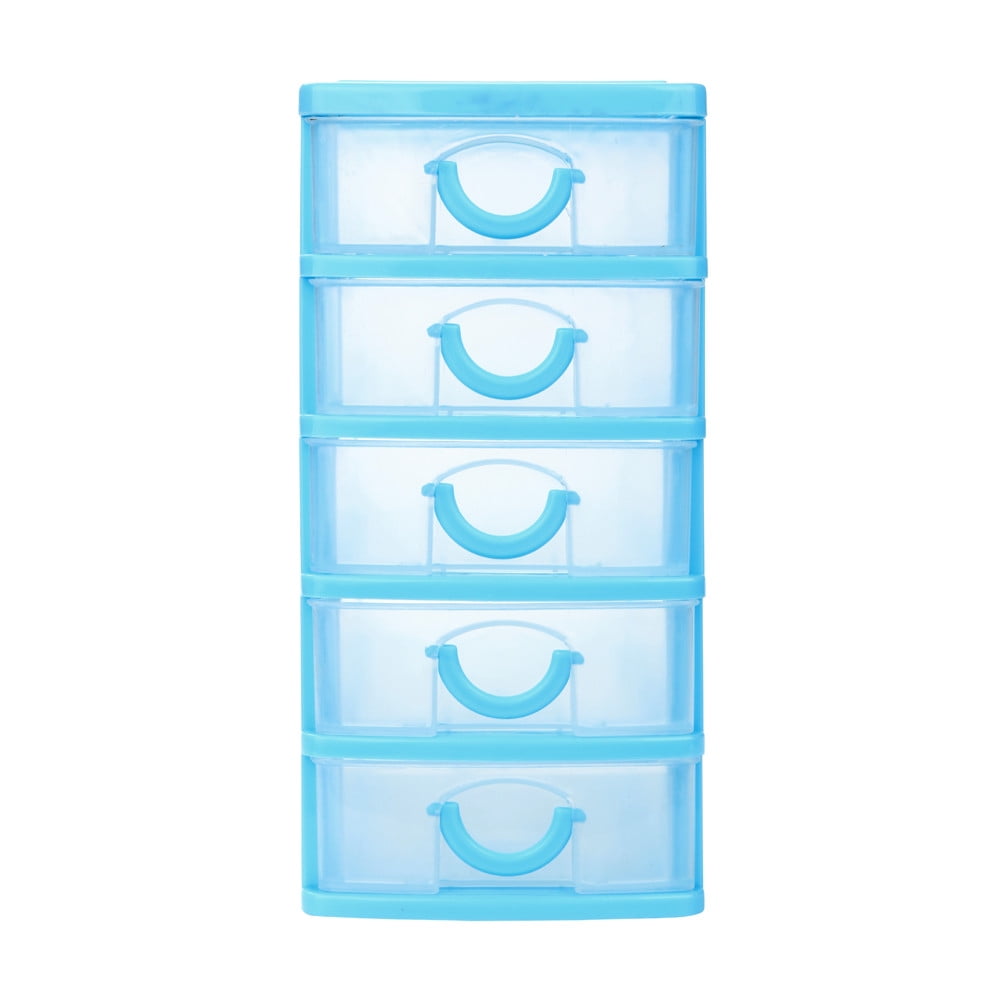 Camtoa Stackable Storage Drawers, Desktop Organizer for Arts, Crafts, Jewelry, and Small Tools (Clear, Small) litnt